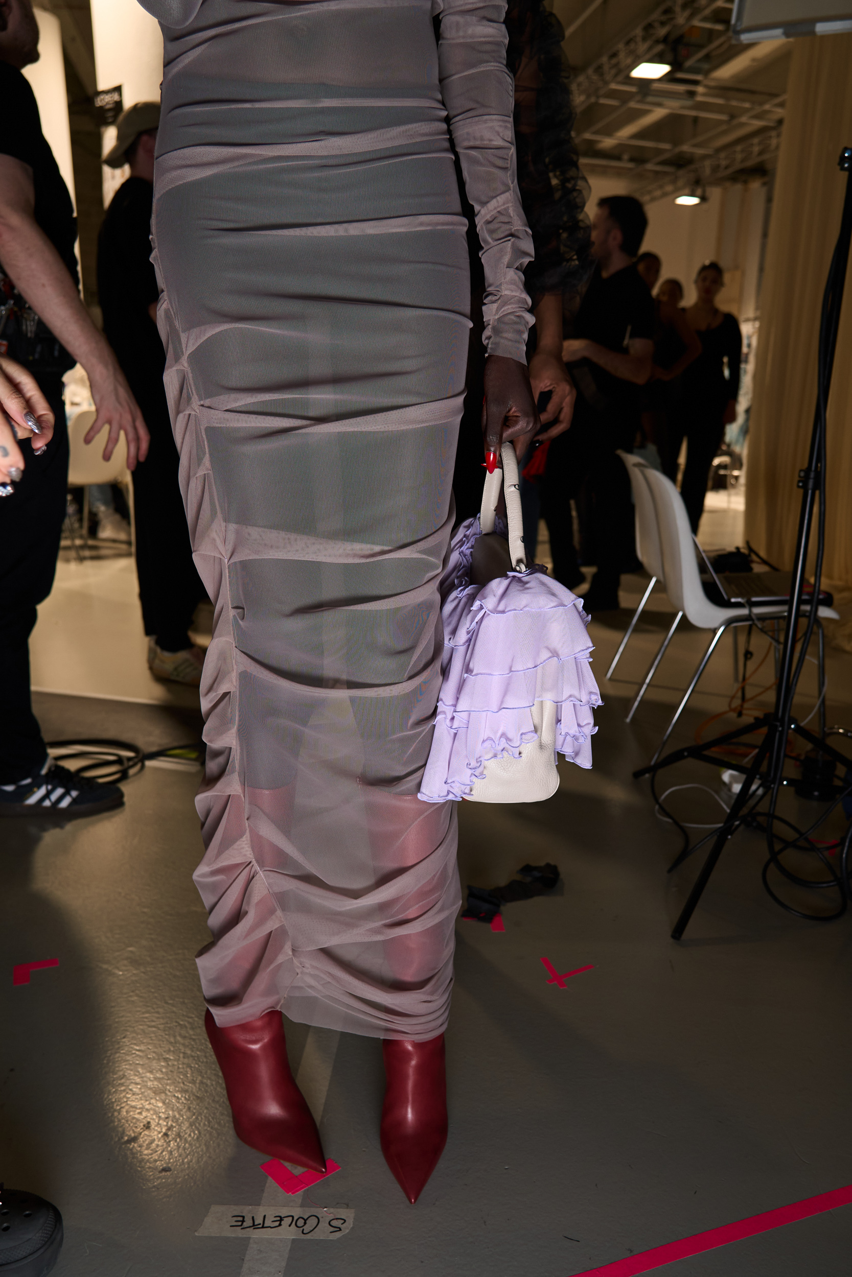 Ester Manas Spring 2025 Fashion Show Backstage