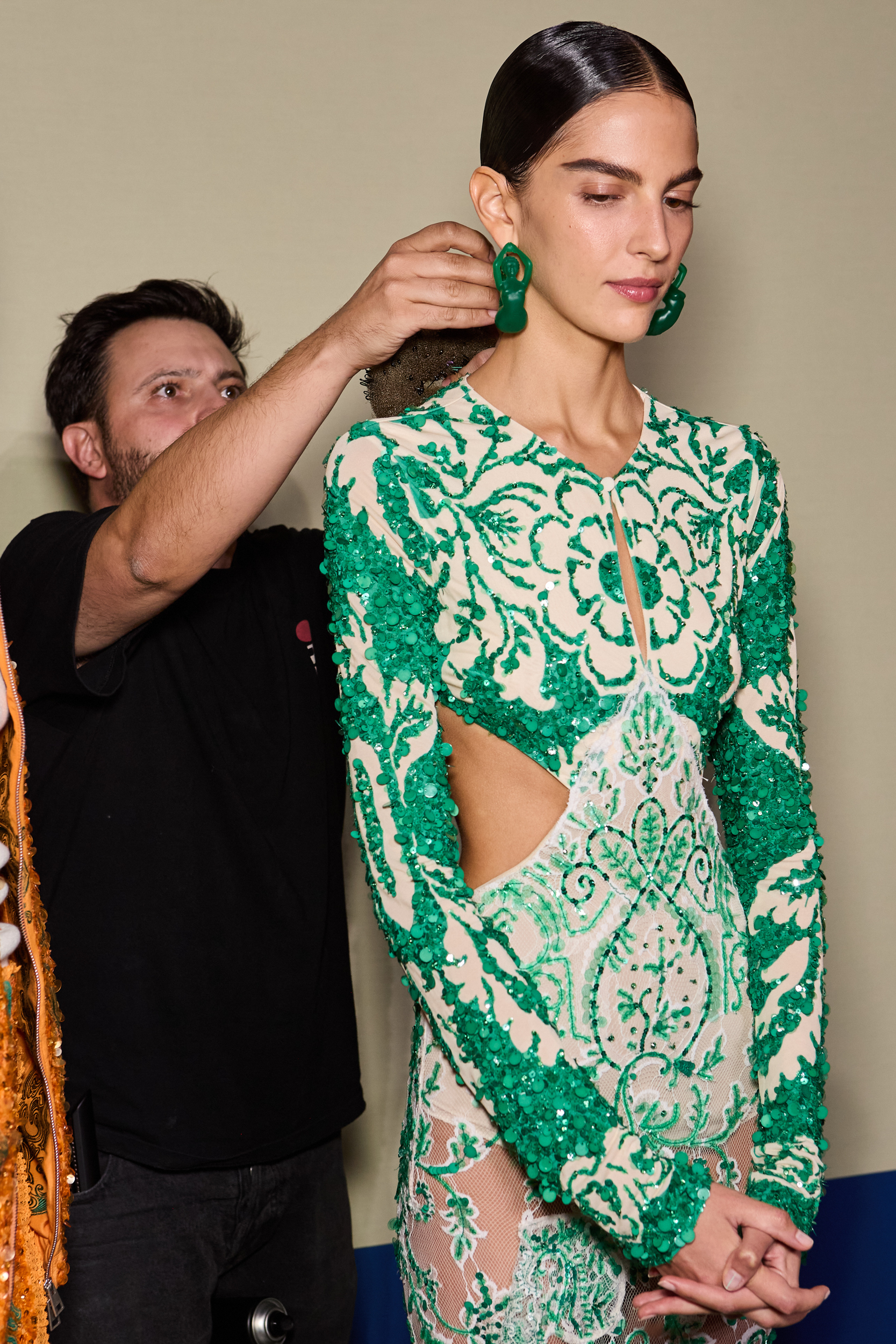 Etro Spring 2025 Fashion Show Backstage