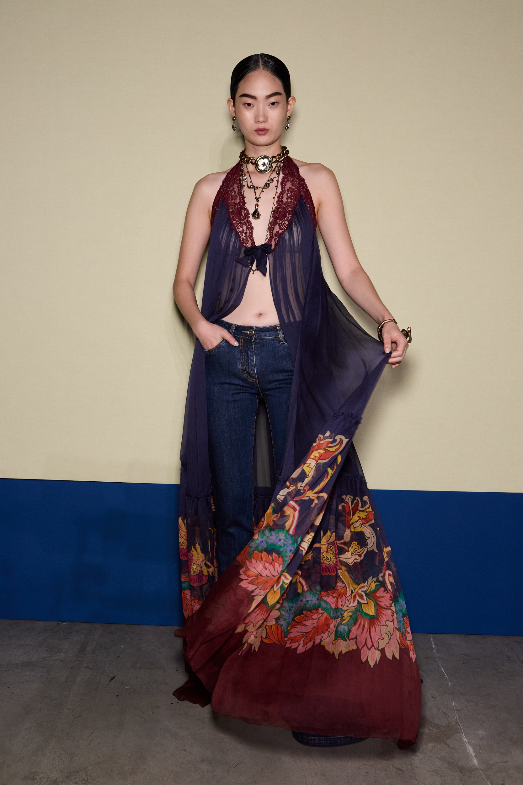 Etro Spring 2025 Fashion Show Backstage