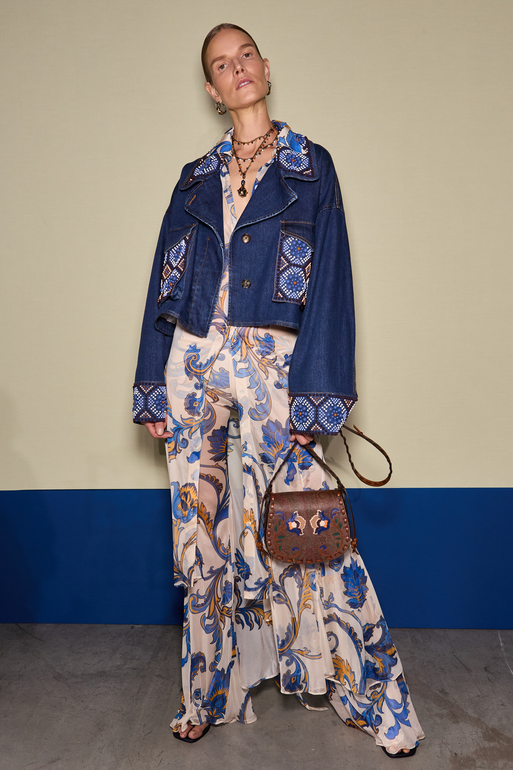 Etro Spring 2025 Fashion Show Backstage