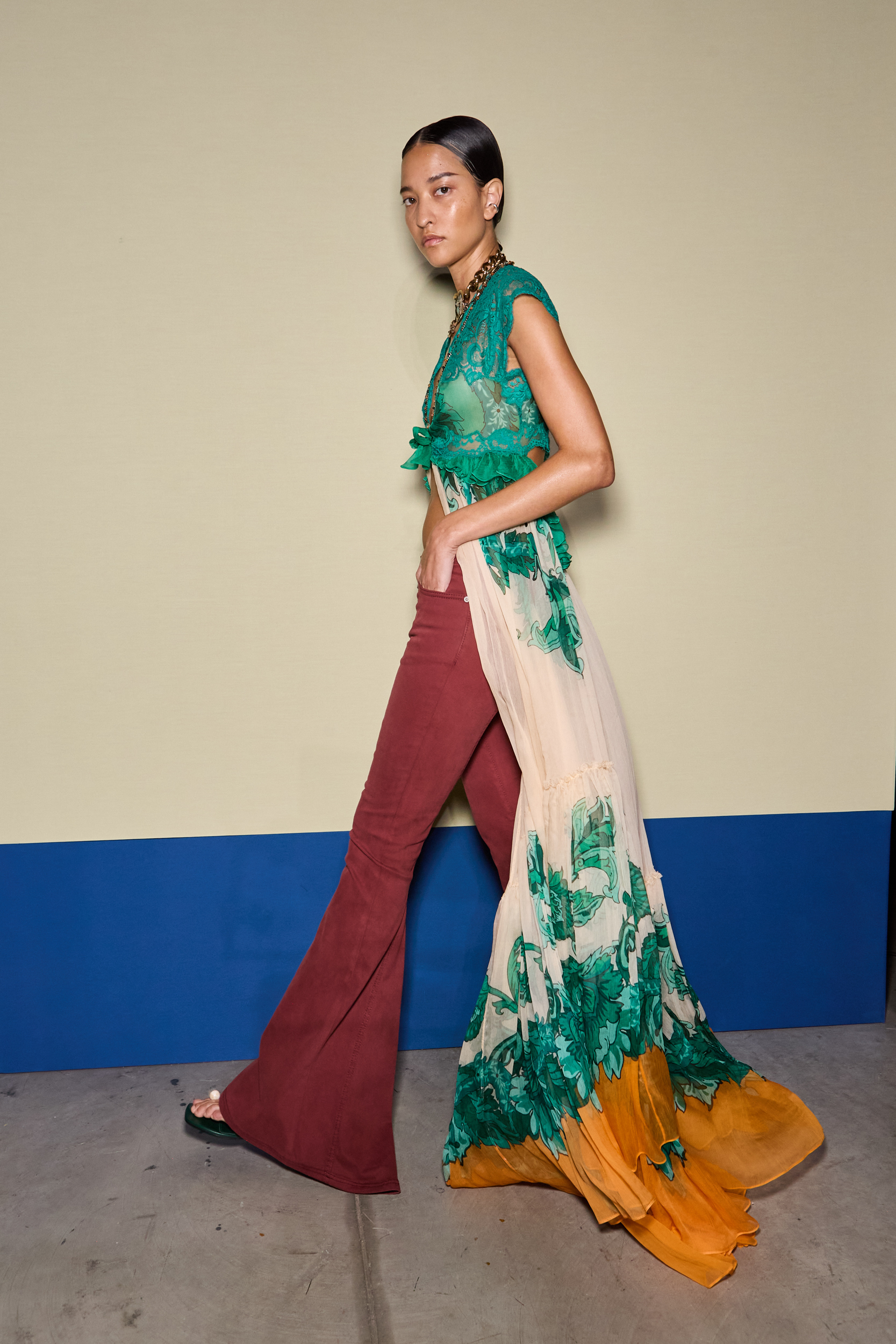 Etro Spring 2025 Fashion Show Backstage