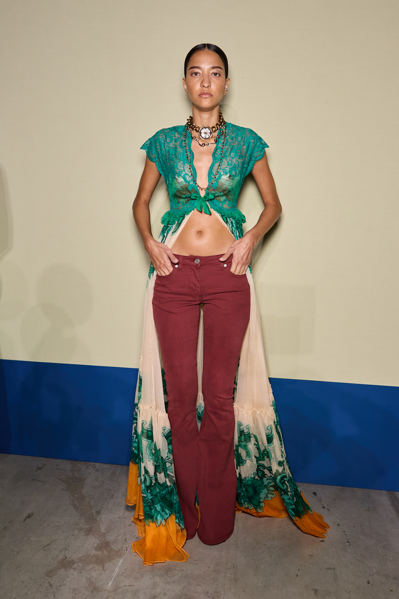 Etro Spring 2025 Fashion Show Backstage