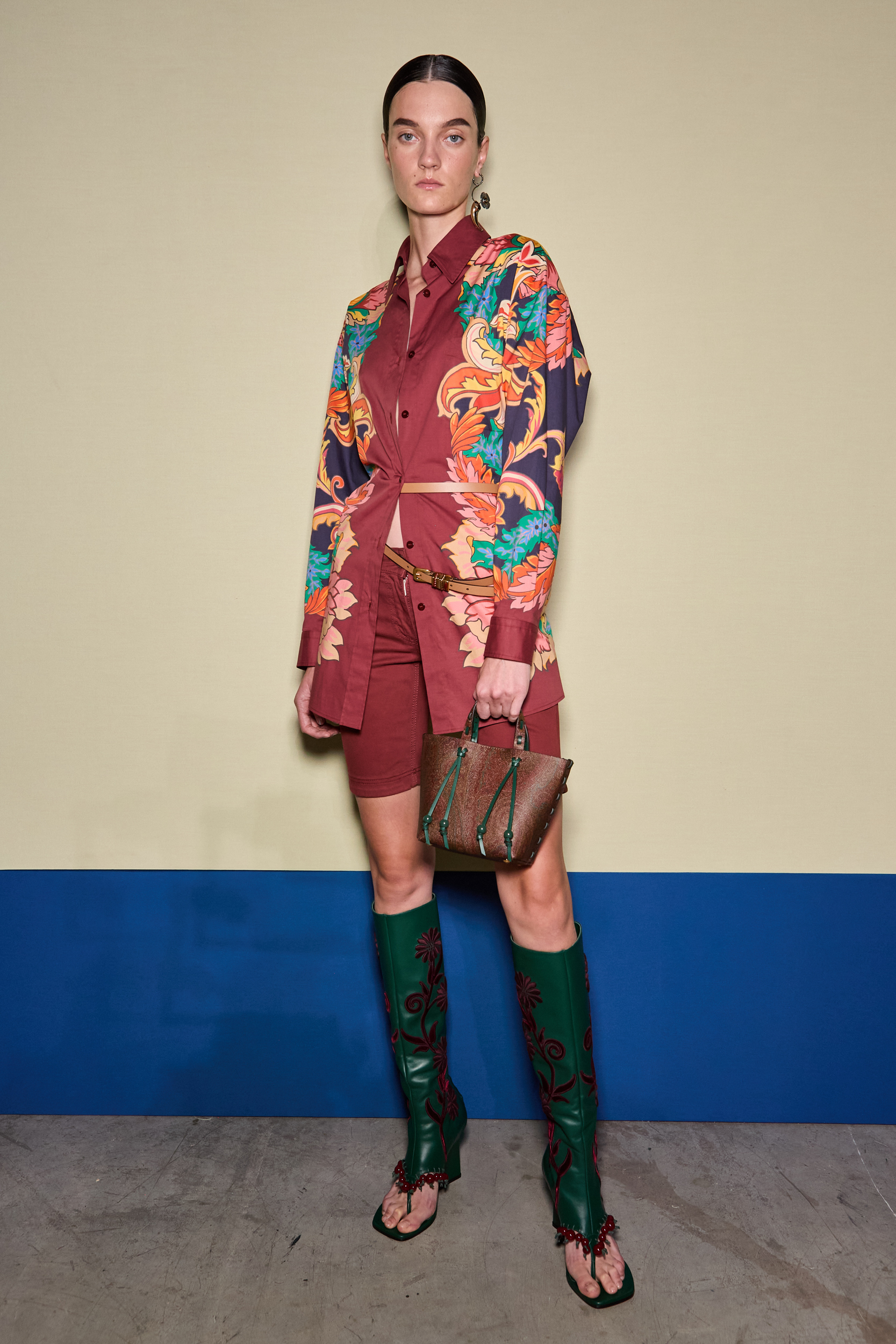 Etro Spring 2025 Fashion Show Backstage