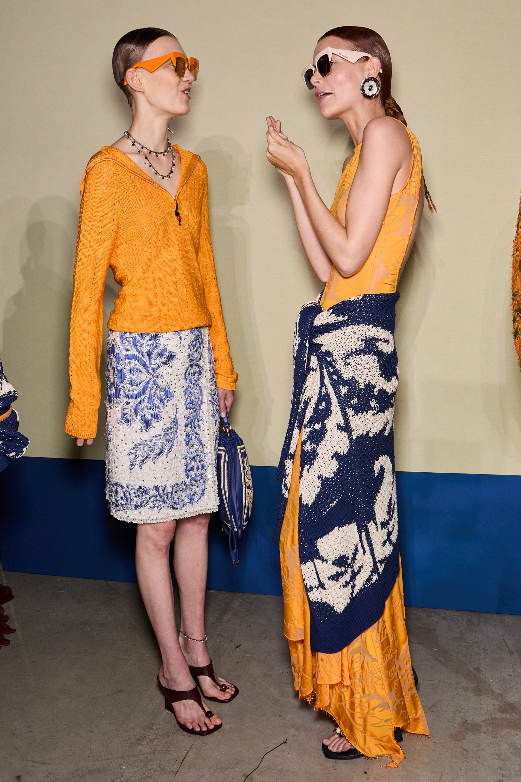 Etro Spring 2025 Fashion Show Backstage