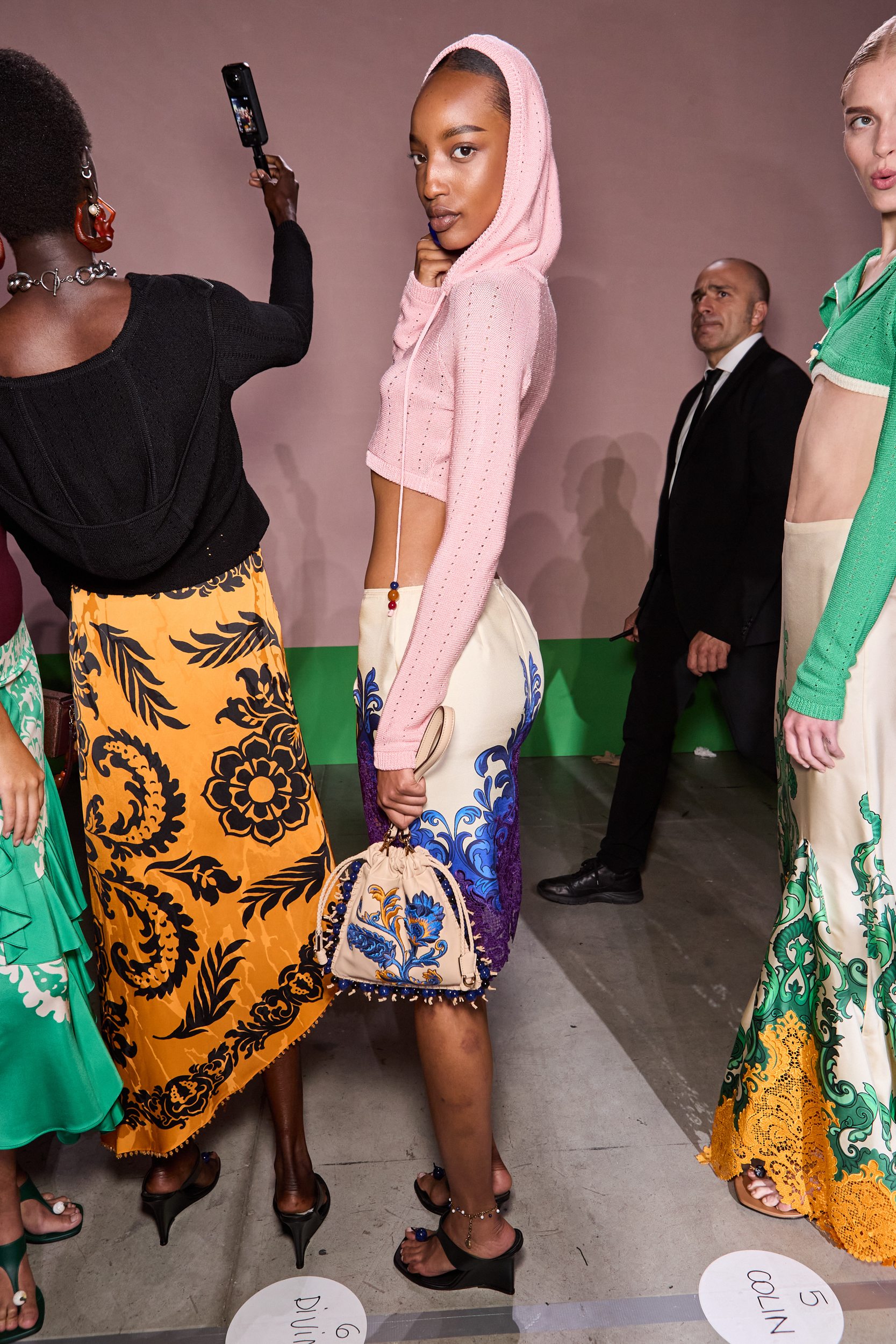 Etro Spring 2025 Fashion Show Backstage