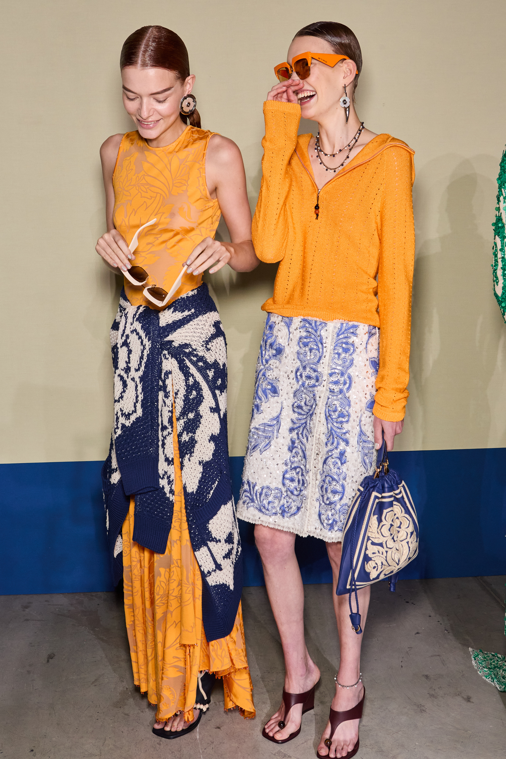 Etro Spring 2025 Fashion Show Backstage