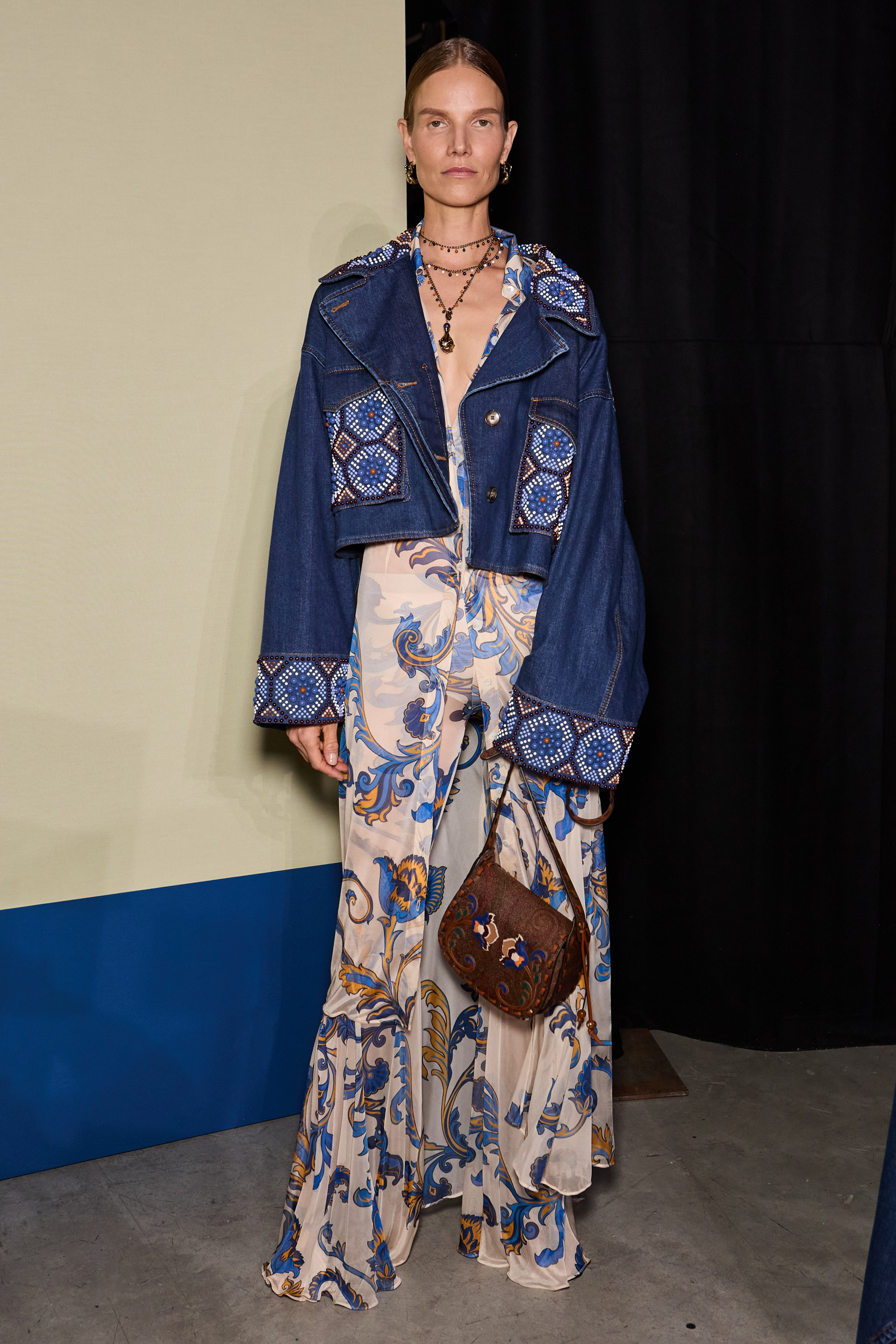 Etro Spring 2025 Fashion Show Backstage