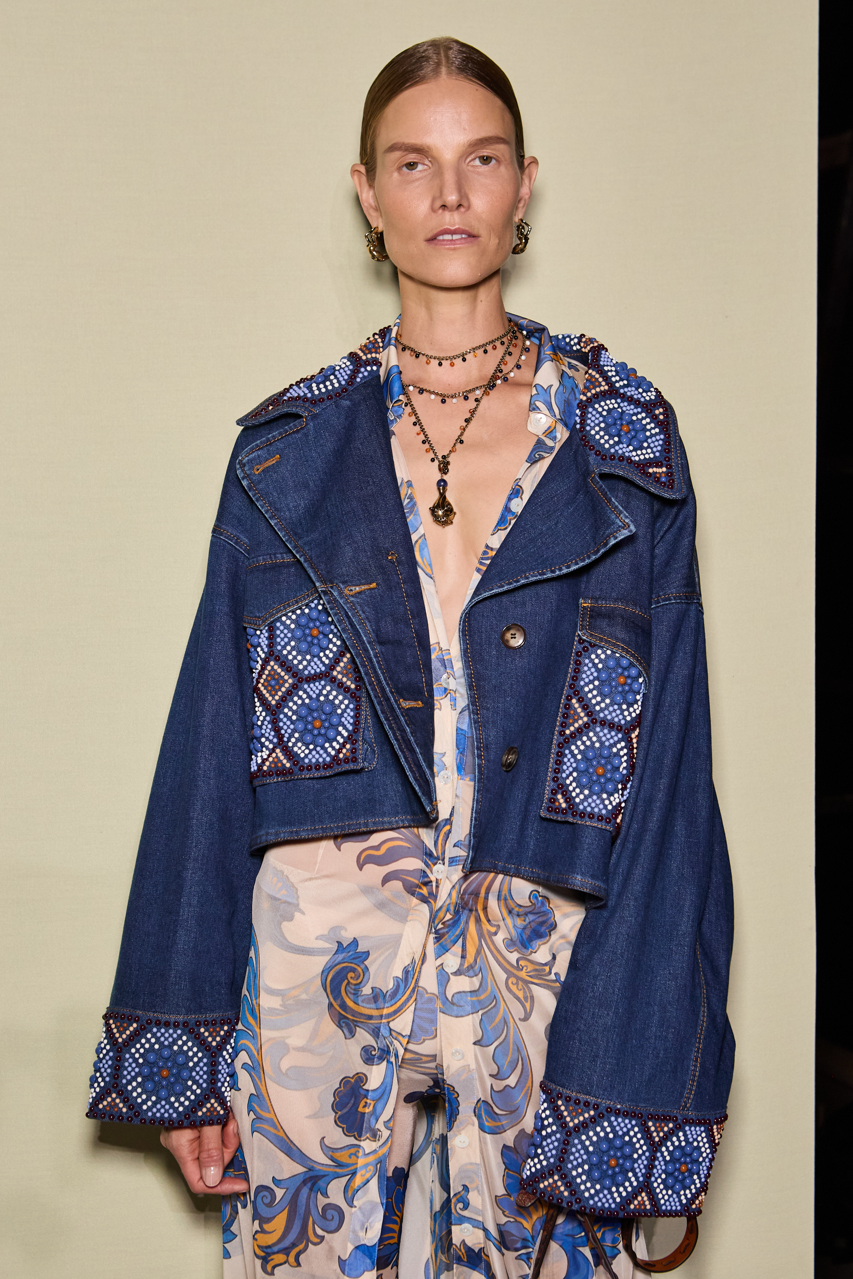 Etro Spring 2025 Fashion Show Backstage