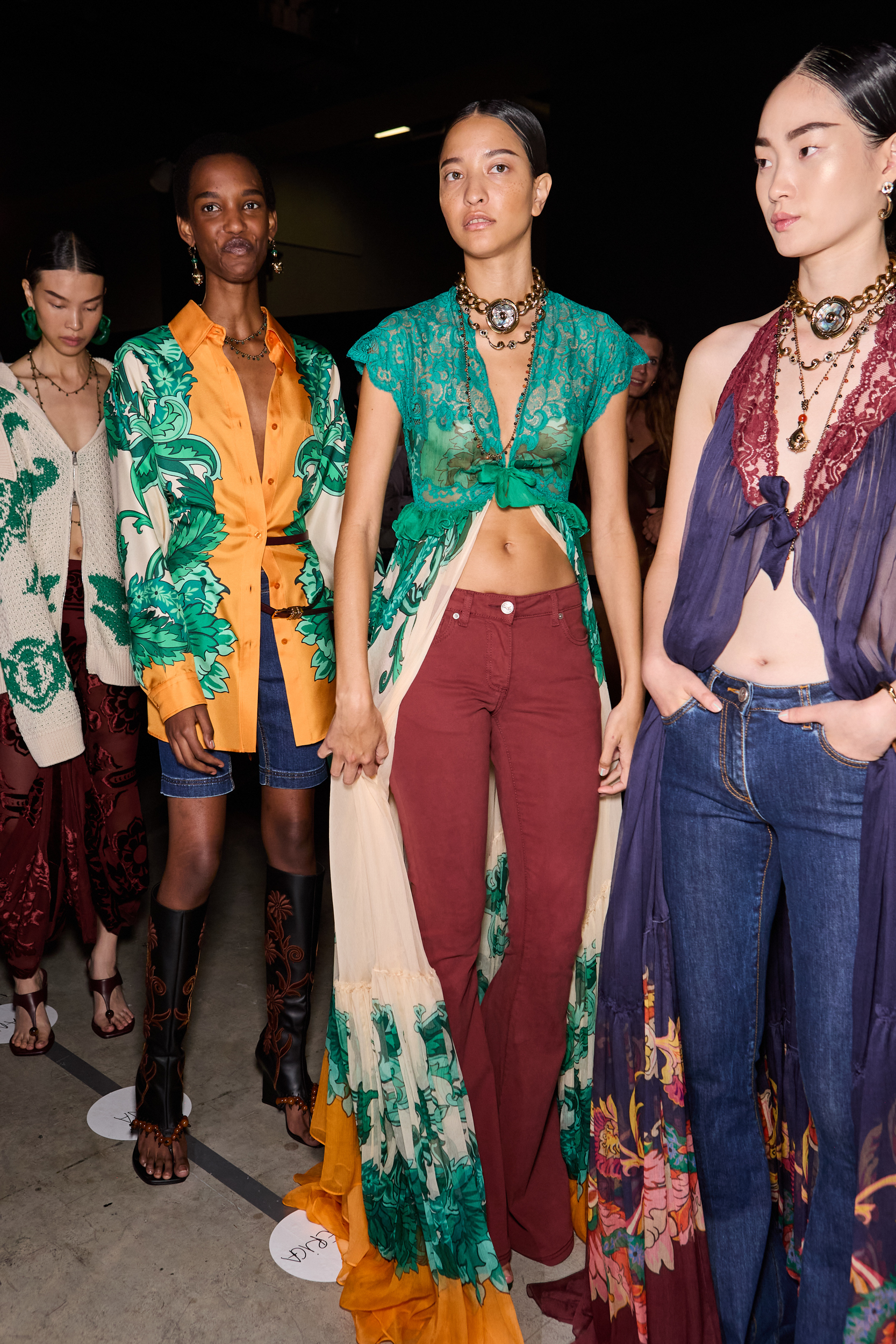 Etro Spring 2025 Fashion Show Backstage