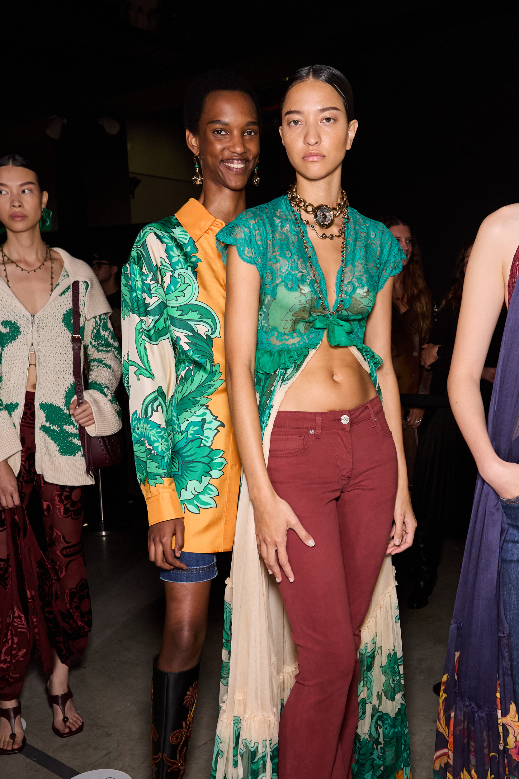 Etro Spring 2025 Fashion Show Backstage