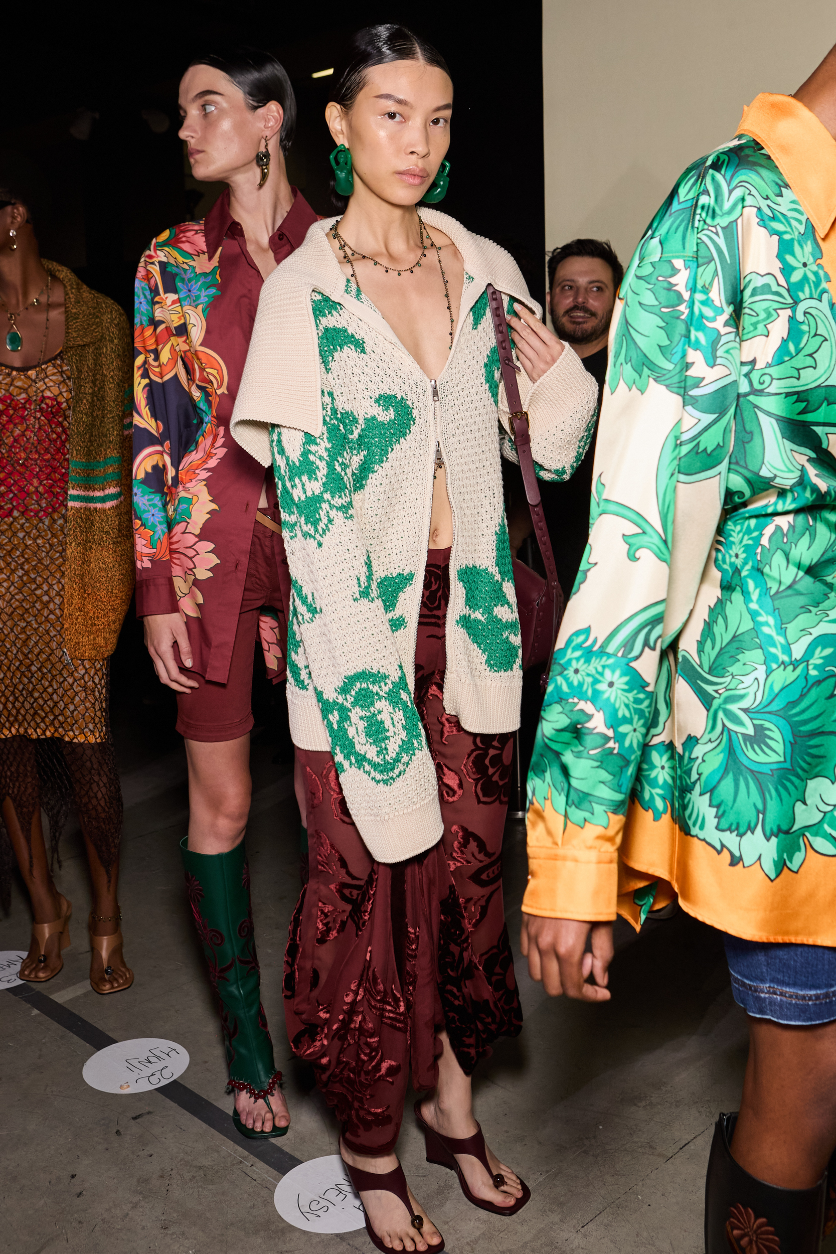 Etro Spring 2025 Fashion Show Backstage