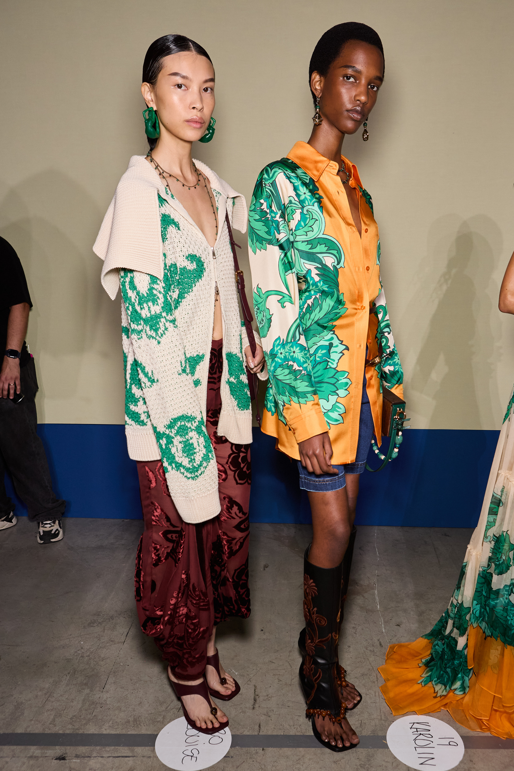 Etro Spring 2025 Fashion Show Backstage