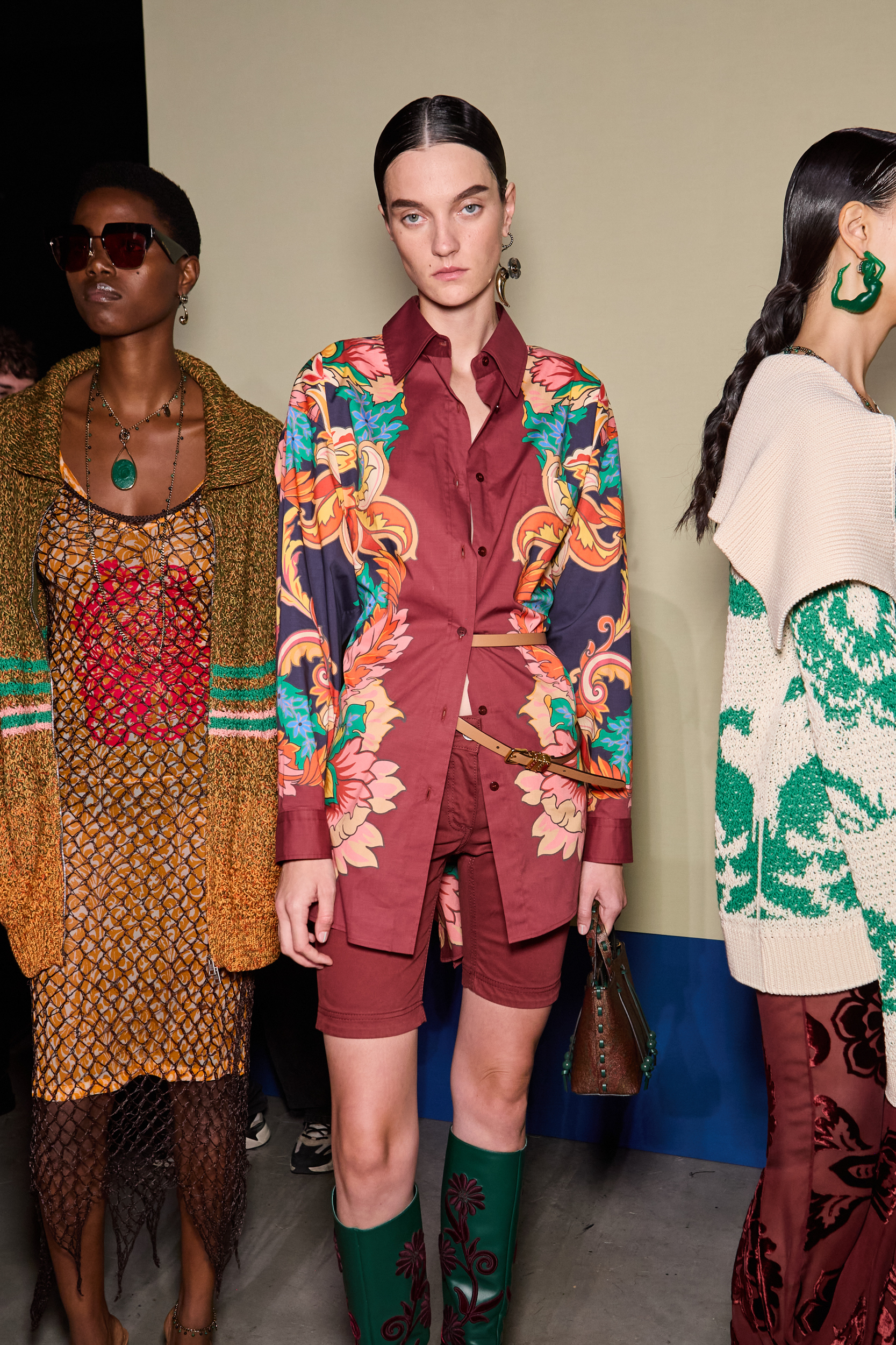 Etro Spring 2025 Fashion Show Backstage