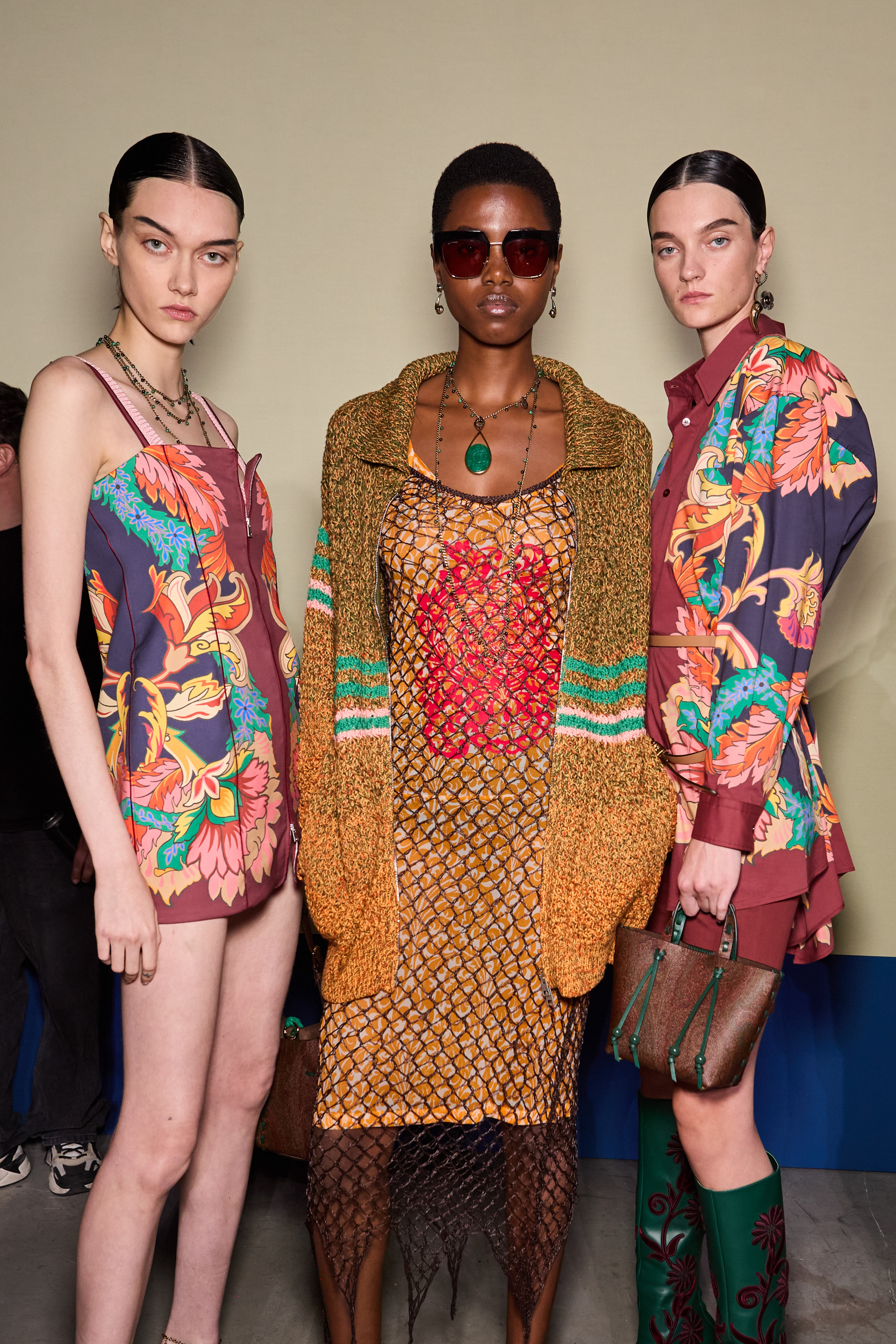 Etro Spring 2025 Fashion Show Backstage