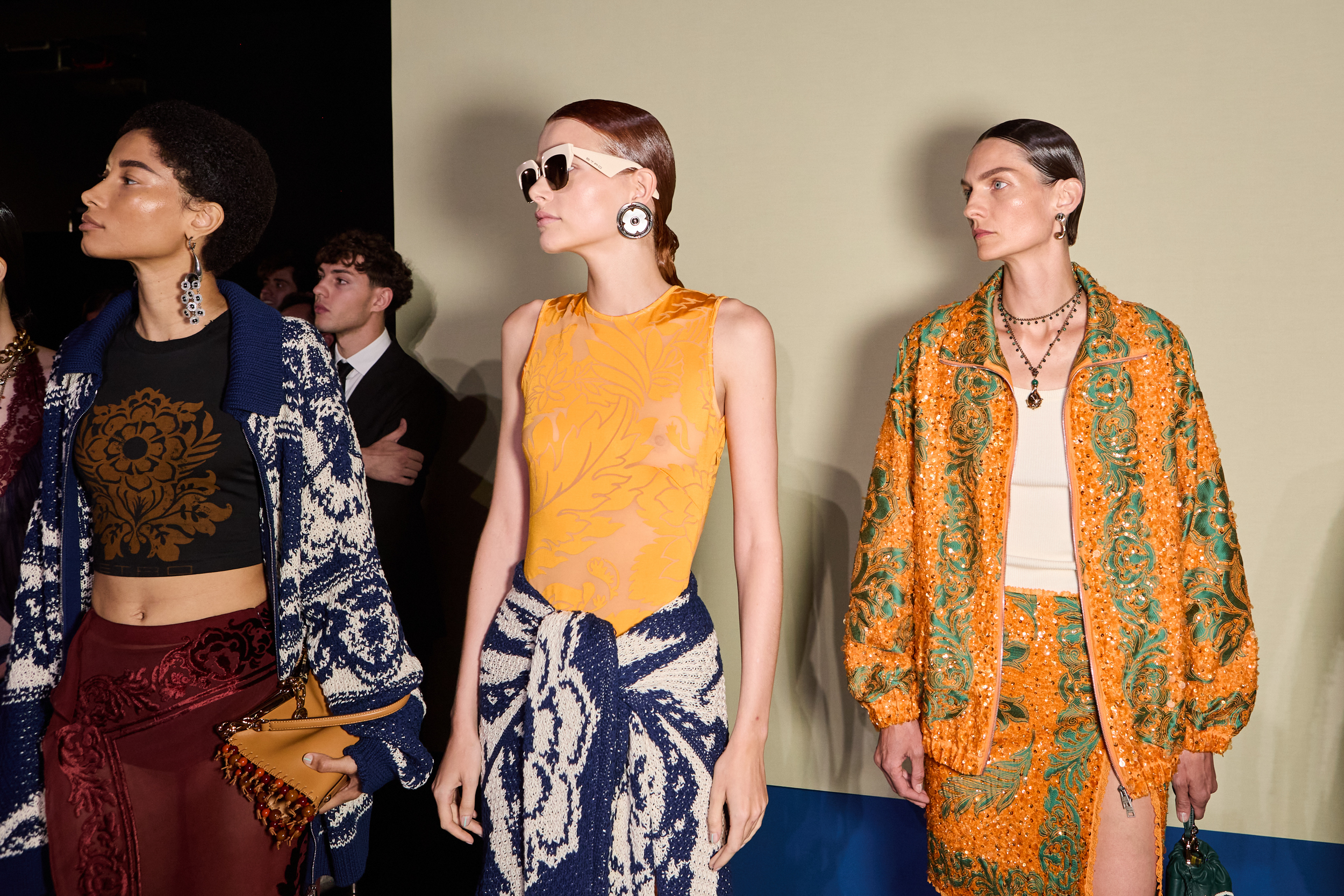 Etro Spring 2025 Fashion Show Backstage