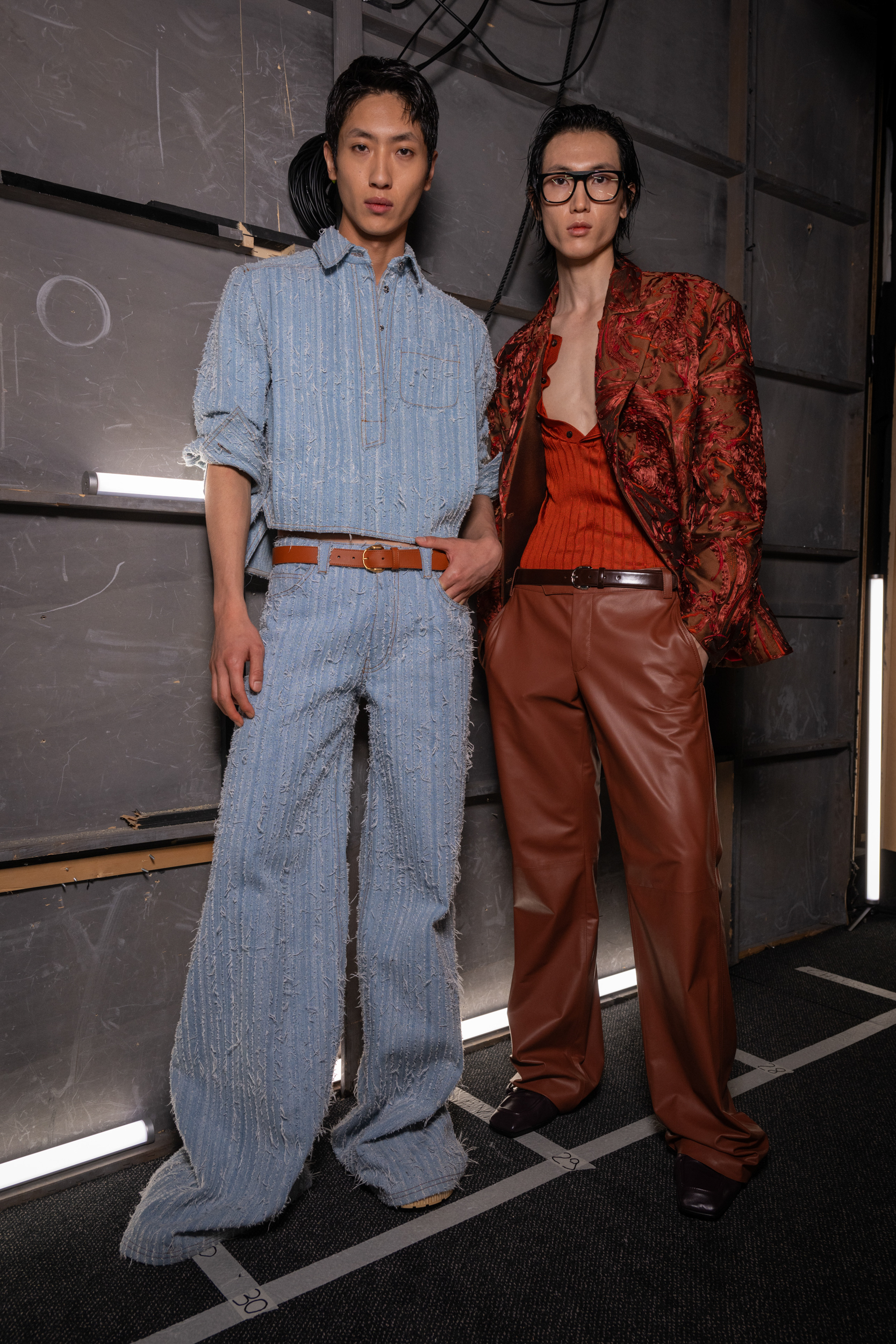 Ferrari Spring 2025 Fashion Show Backstage