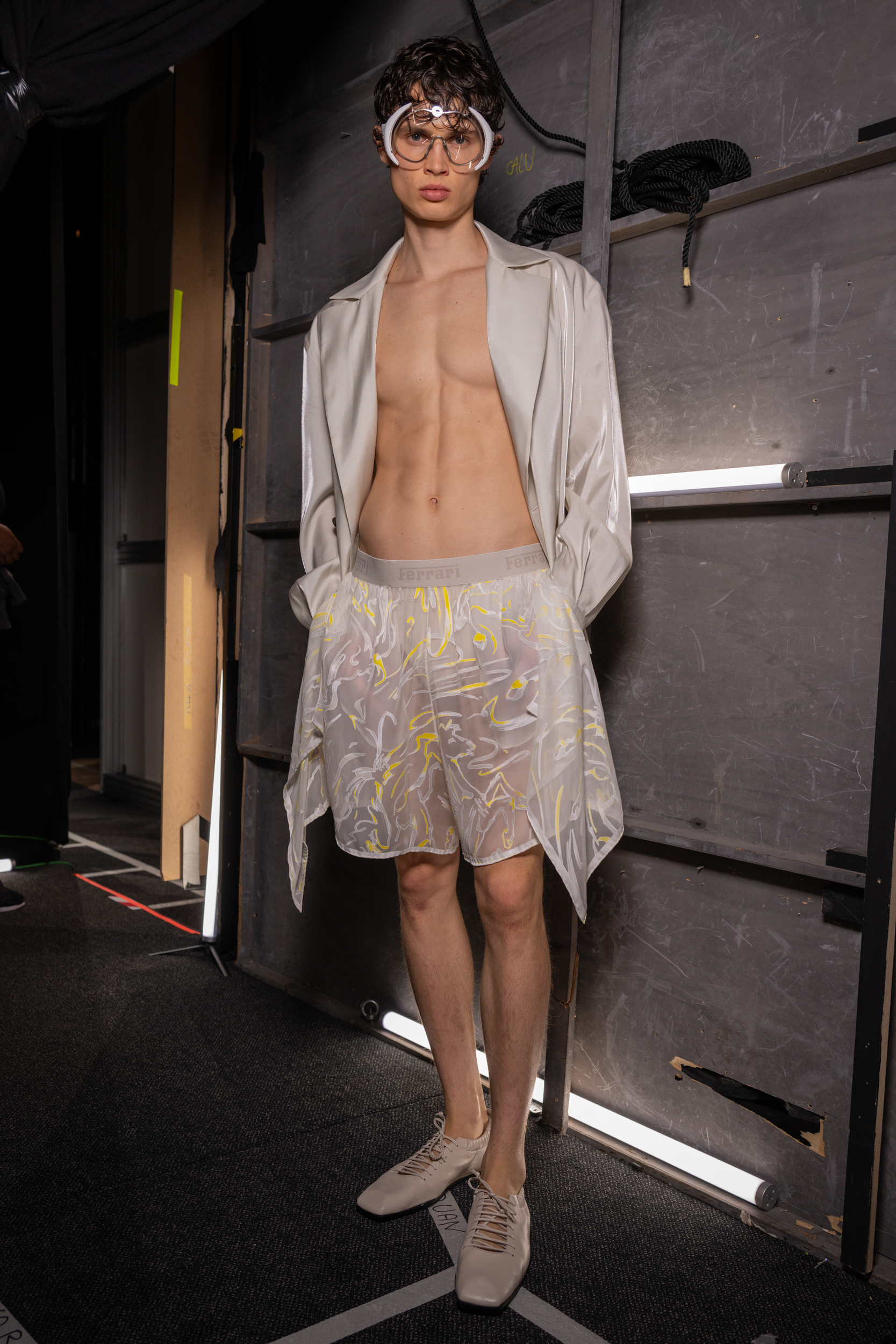 Ferrari Spring 2025 Fashion Show Backstage