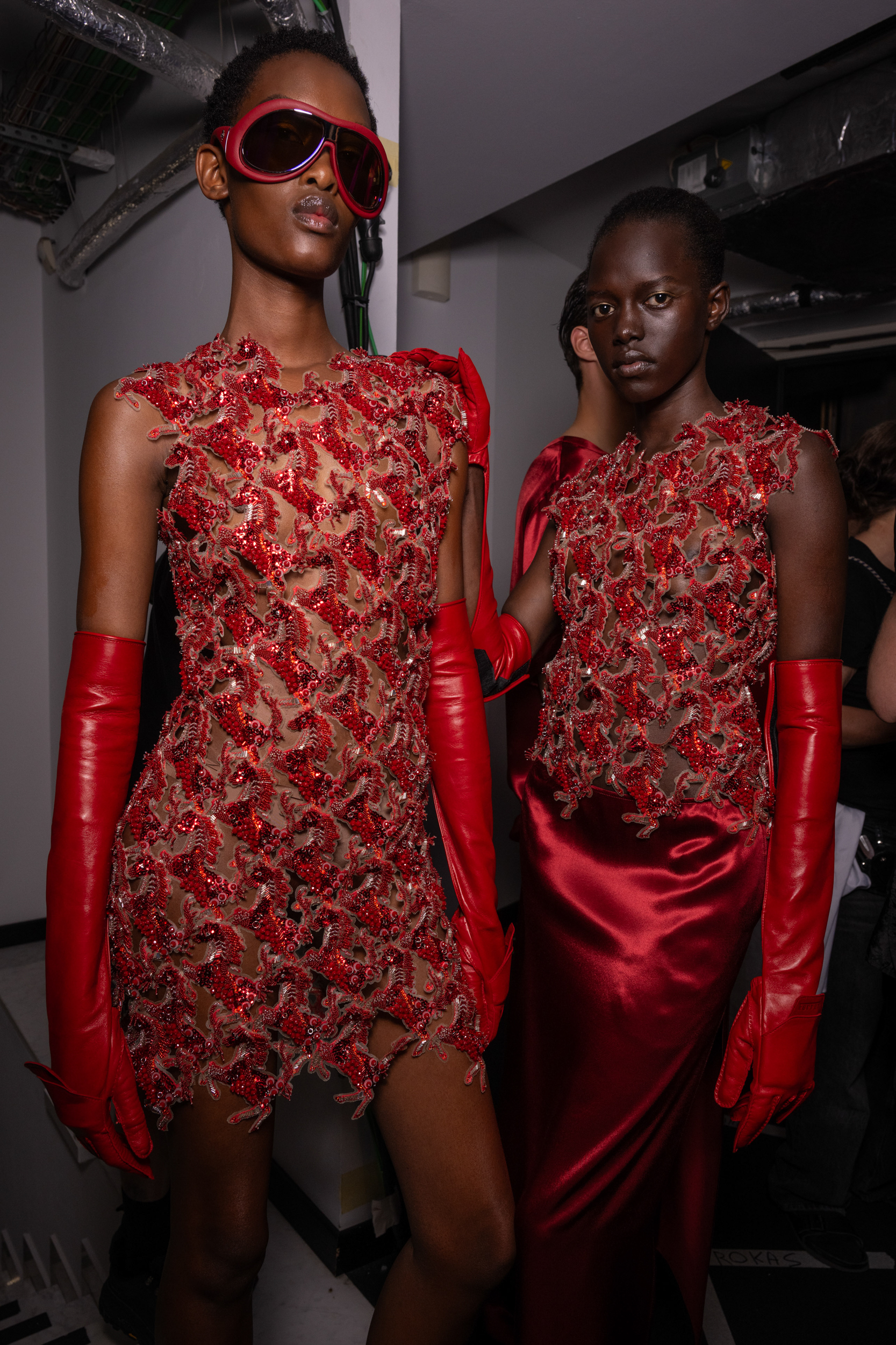 Ferrari Spring 2025 Fashion Show Backstage