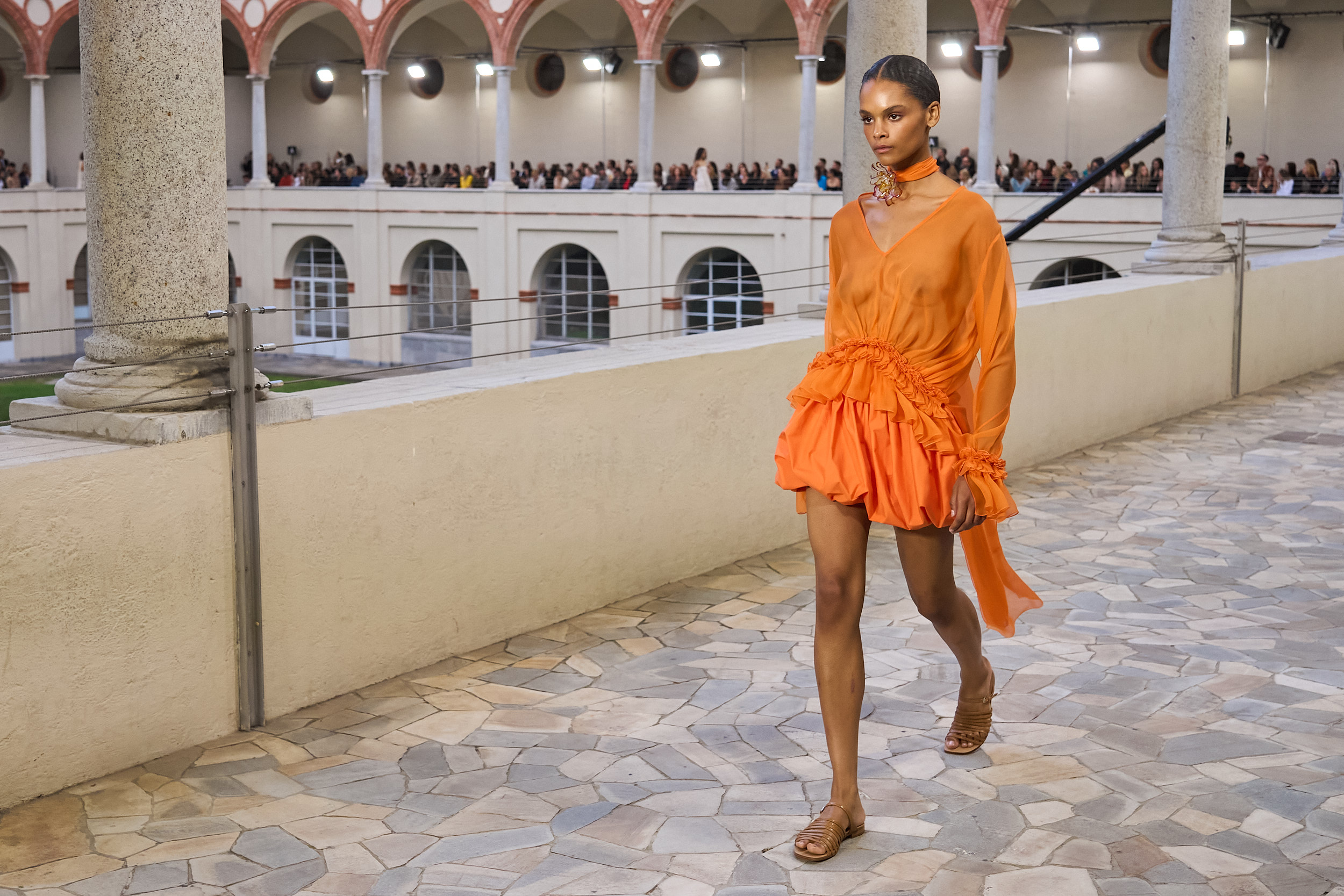 Alberta Ferretti Spring 2025 Fashion Show Atmosphere