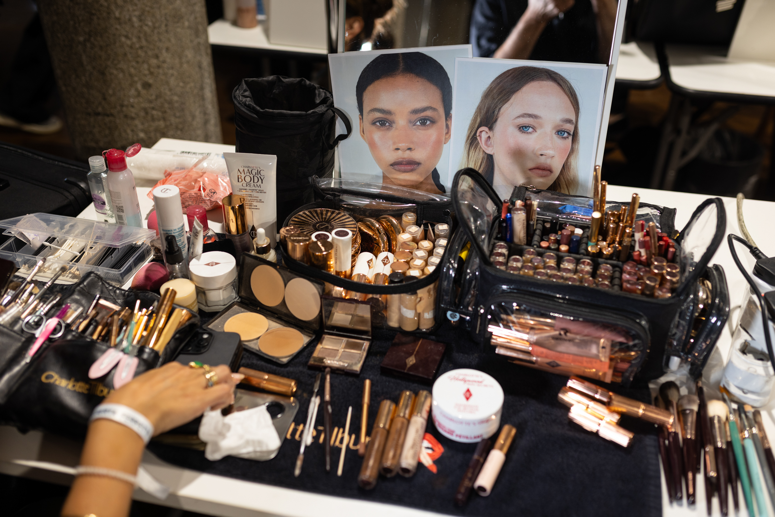 Alberta Ferretti Spring 2025 Fashion Show Backstage