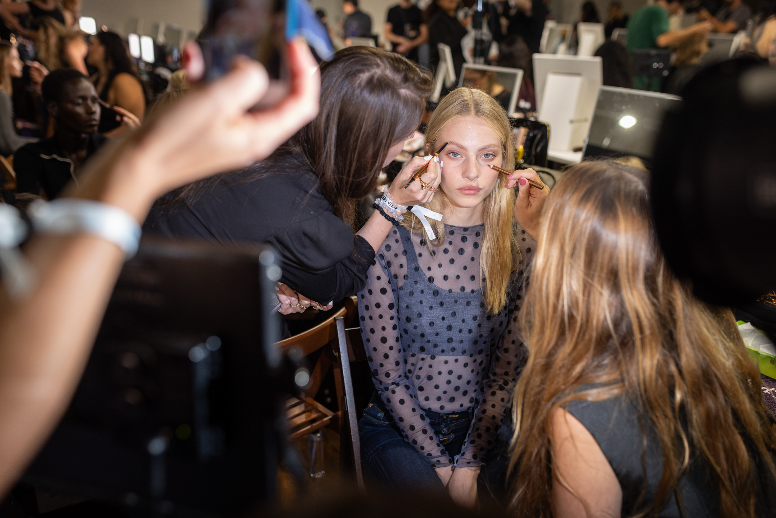 Alberta Ferretti Spring 2025 Fashion Show Backstage