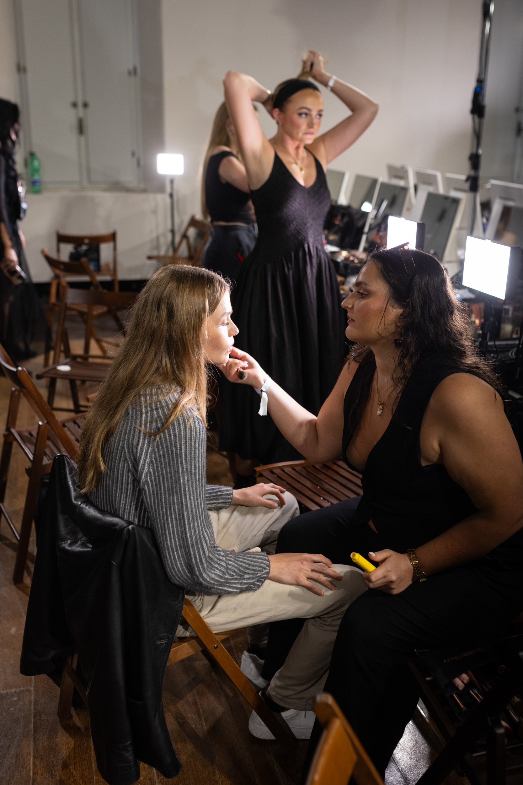 Alberta Ferretti Spring 2025 Fashion Show Backstage