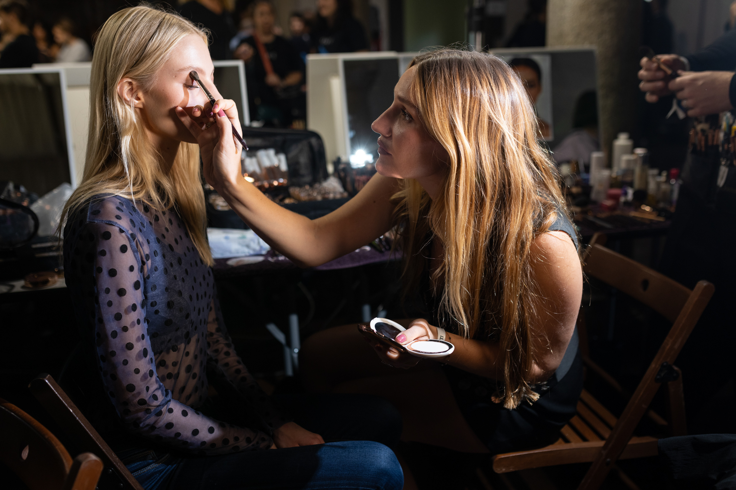 Alberta Ferretti Spring 2025 Fashion Show Backstage