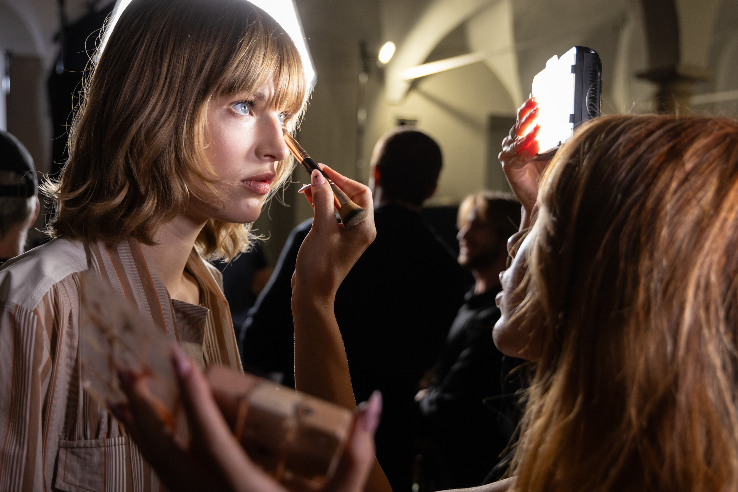 Alberta Ferretti Spring 2025 Fashion Show Backstage