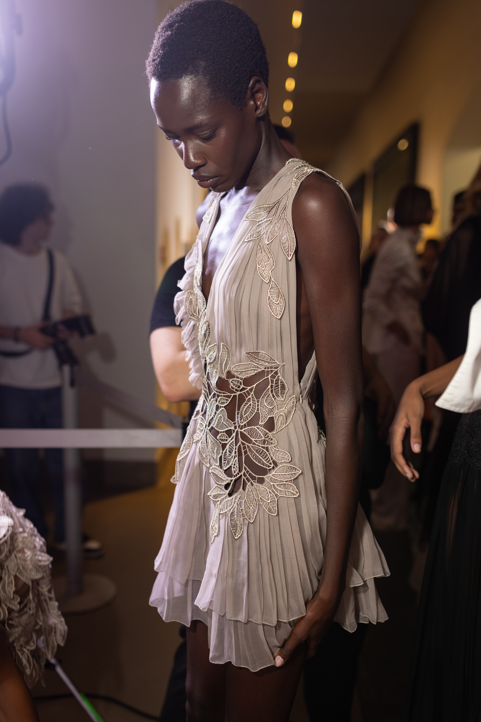 Alberta Ferretti Spring 2025 Fashion Show Backstage