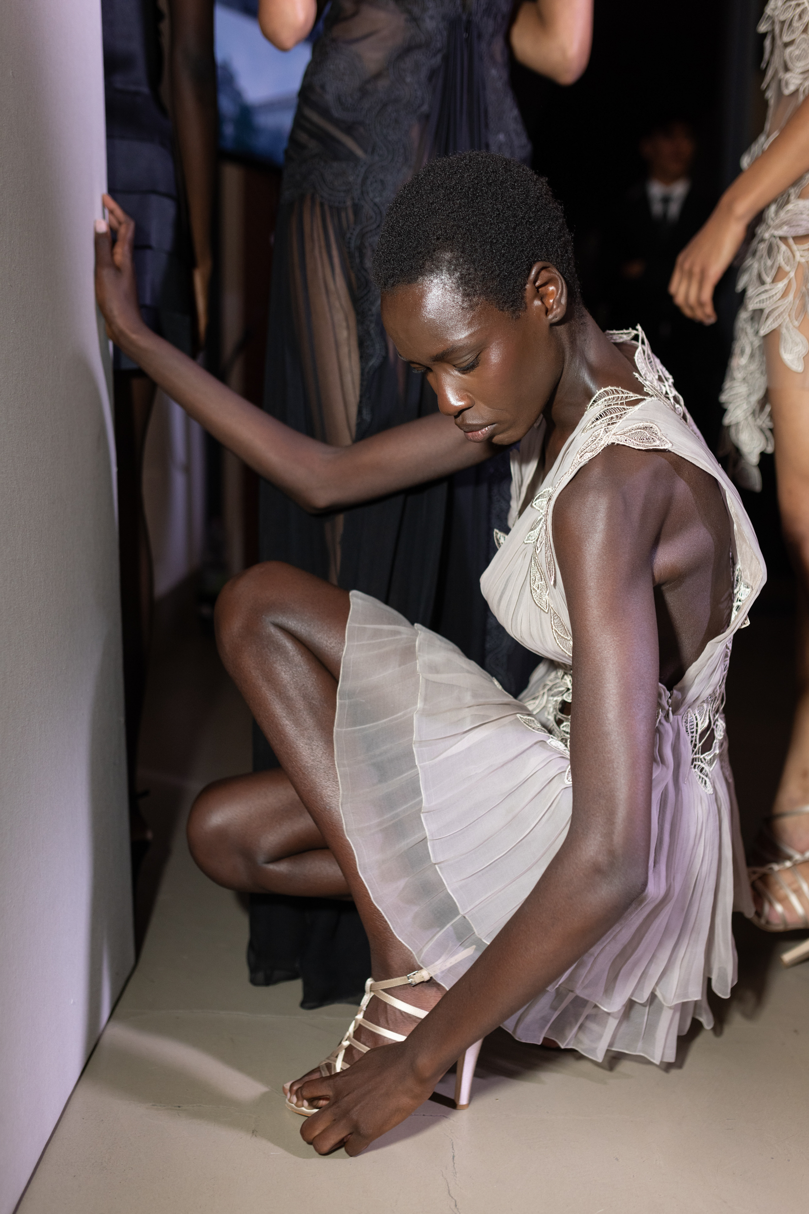 Alberta Ferretti Spring 2025 Fashion Show Backstage