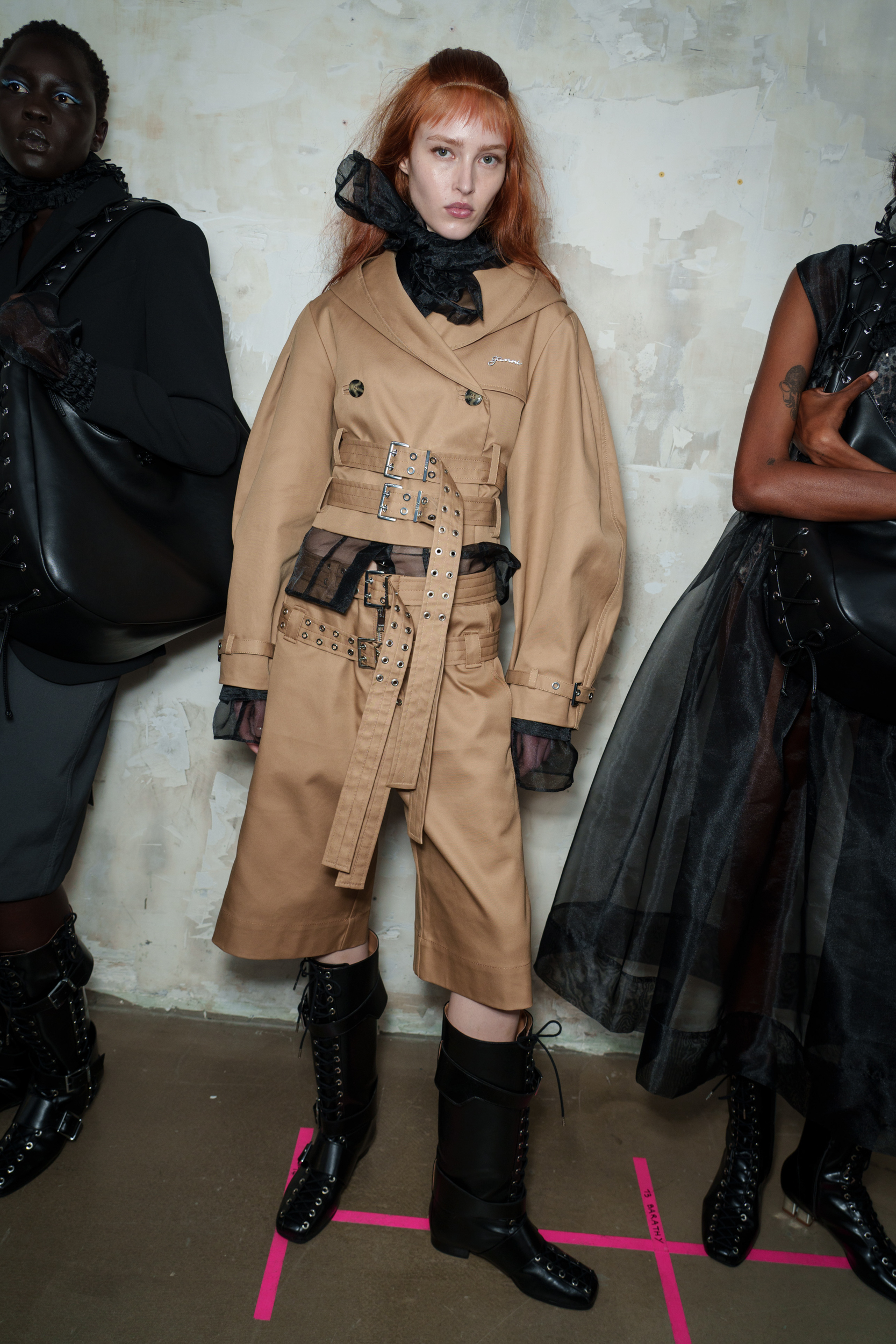 Ganni Spring 2025 Fashion Show Backstage