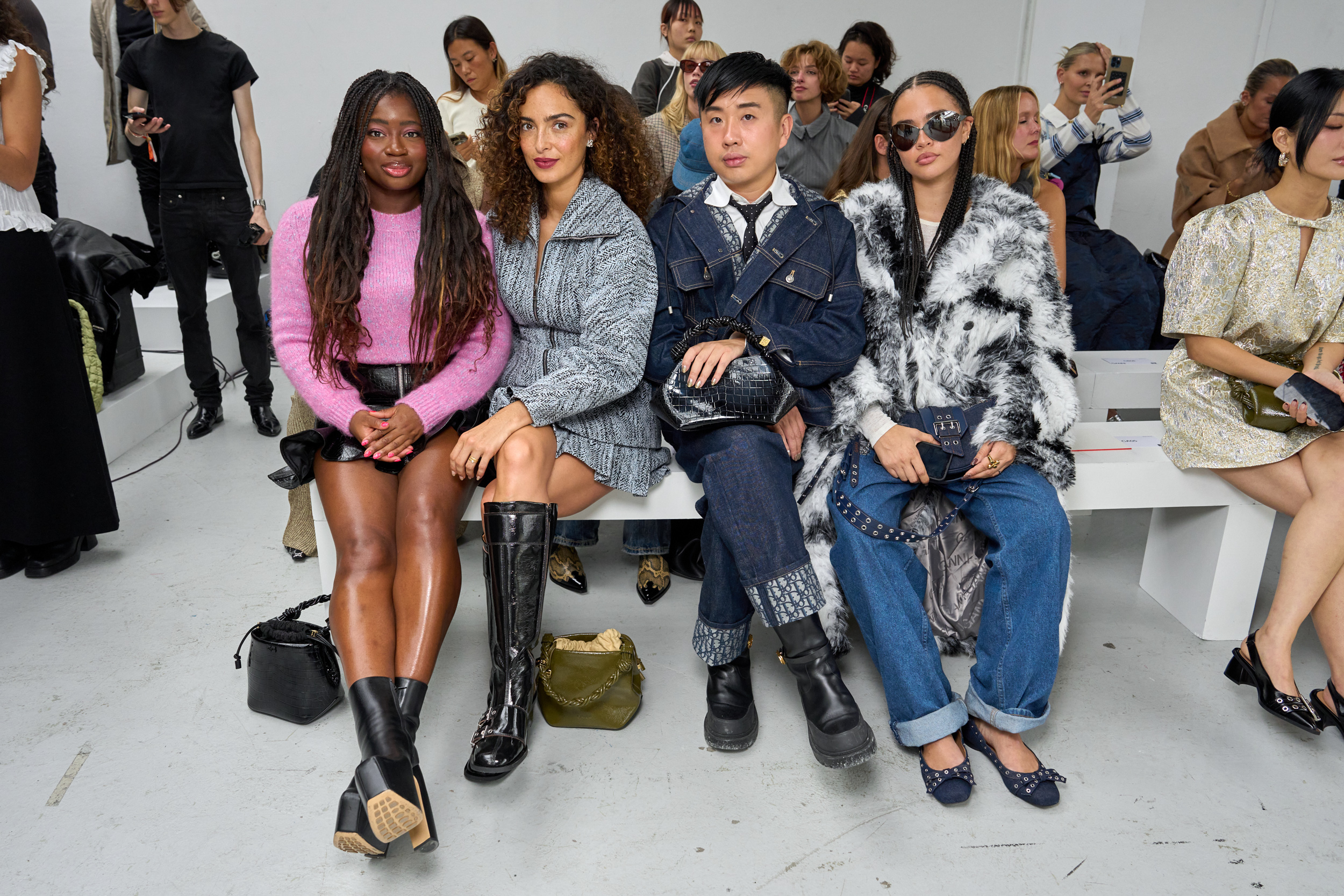 Ganni Spring 2025 Fashion Show Front Row