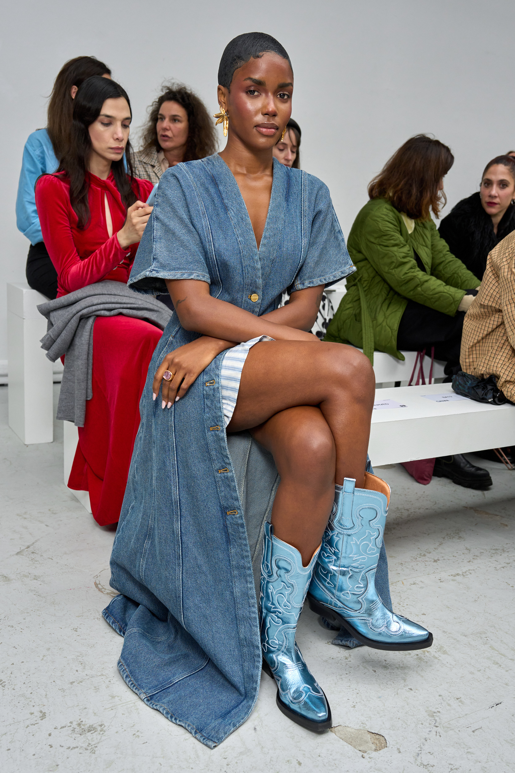 Ganni Spring 2025 Fashion Show Front Row