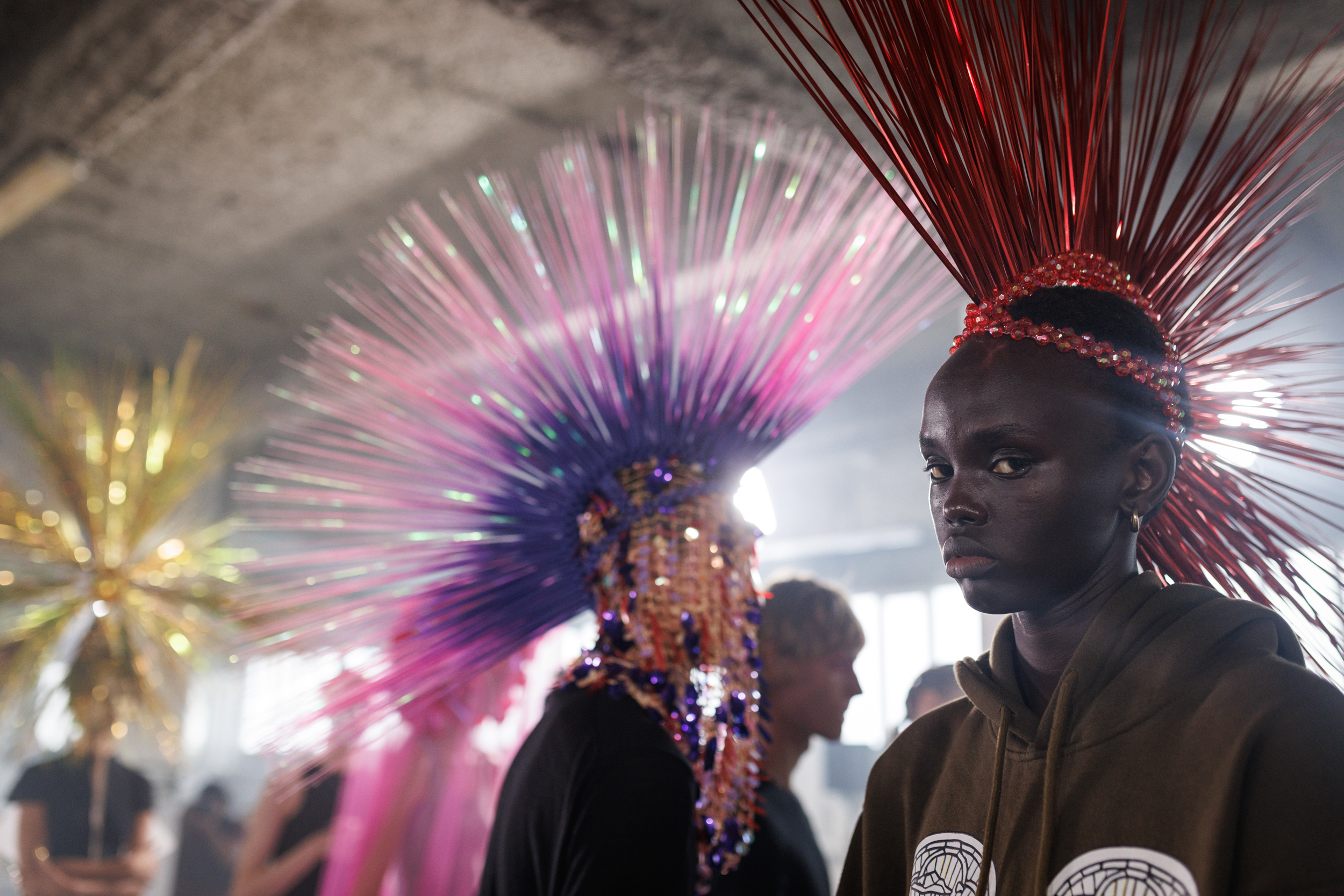 Germanier Spring 2025 Fashion Show Backstage