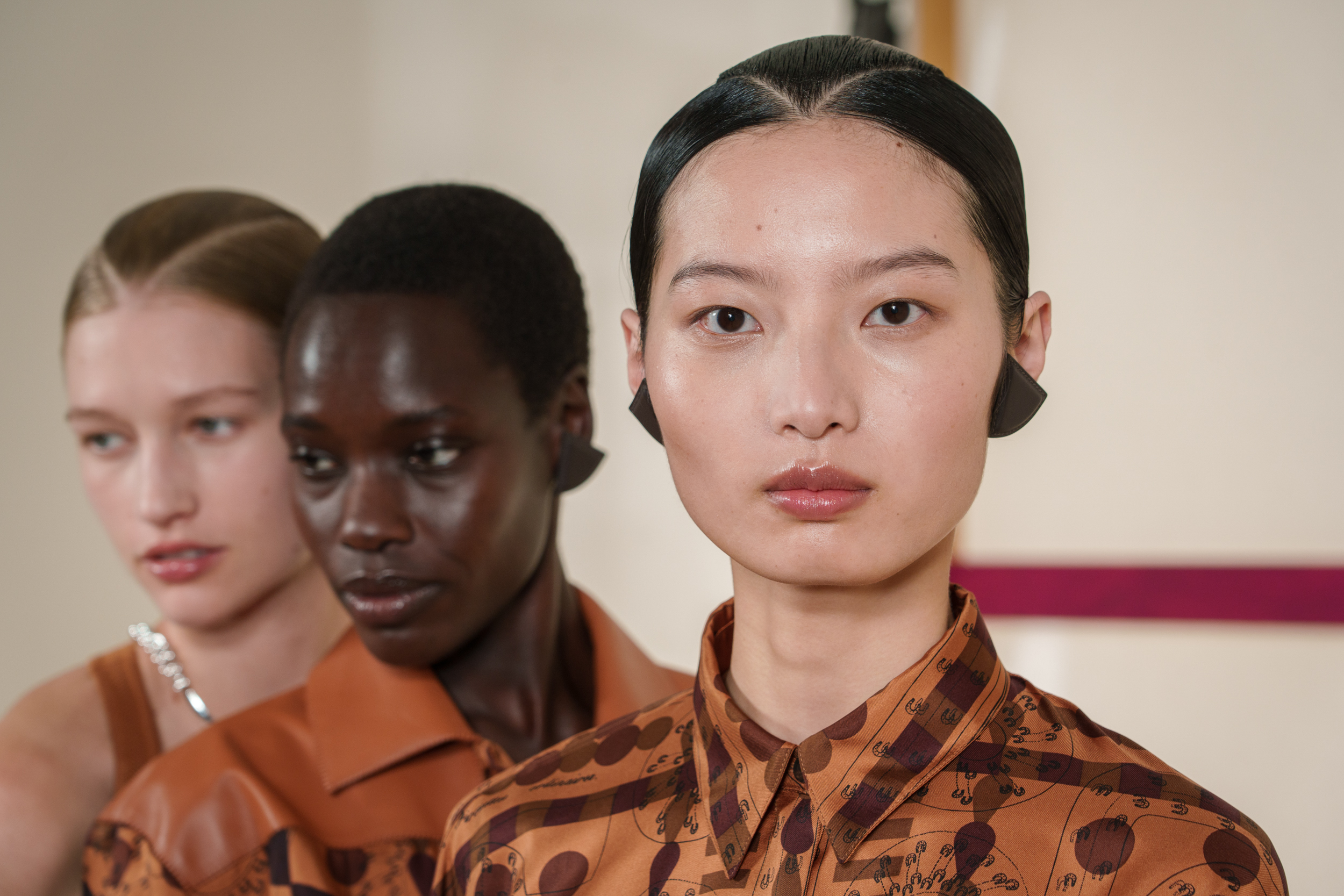 Hermes Spring 2025 Fashion Show Backstage