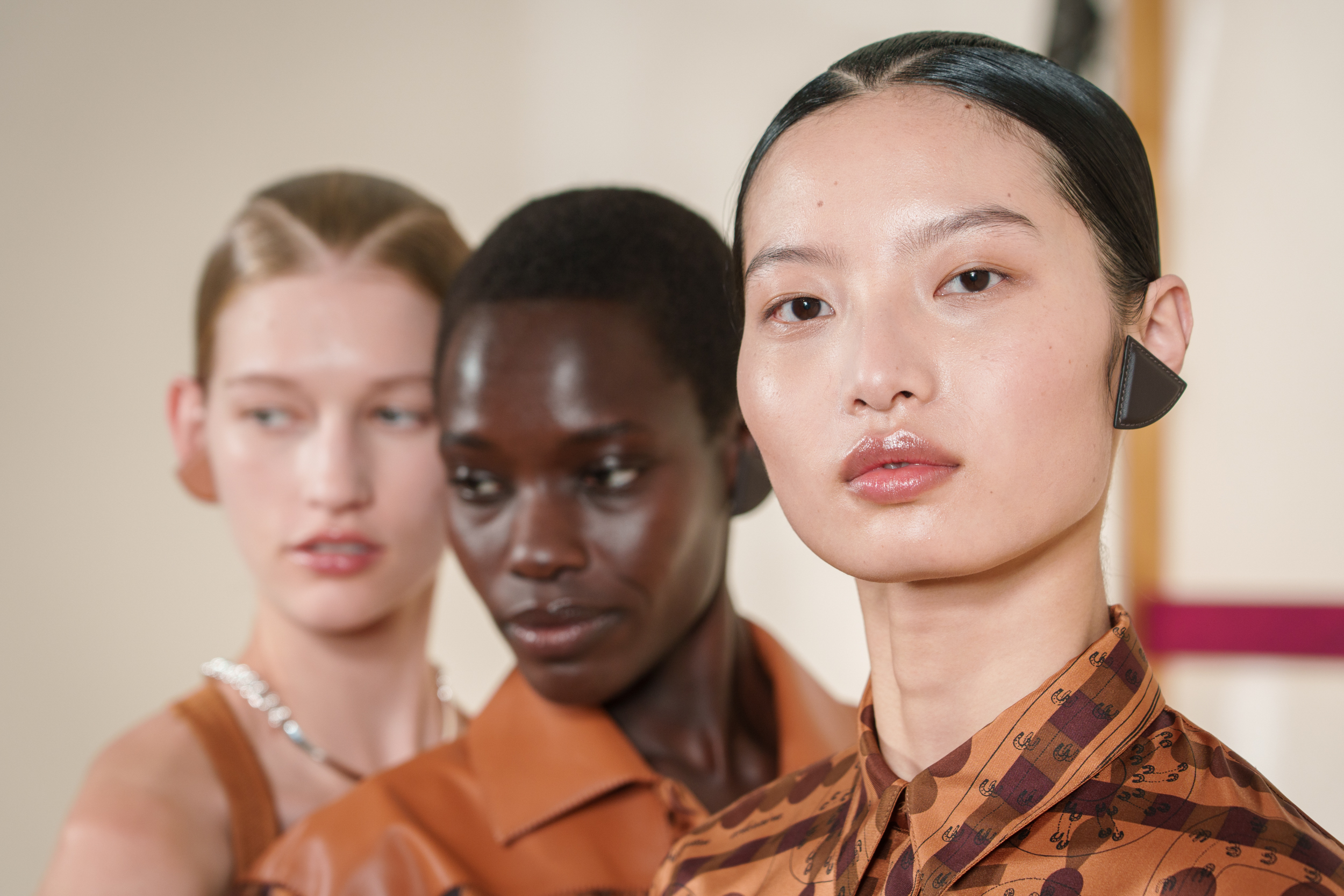 Hermes Spring 2025 Fashion Show Backstage