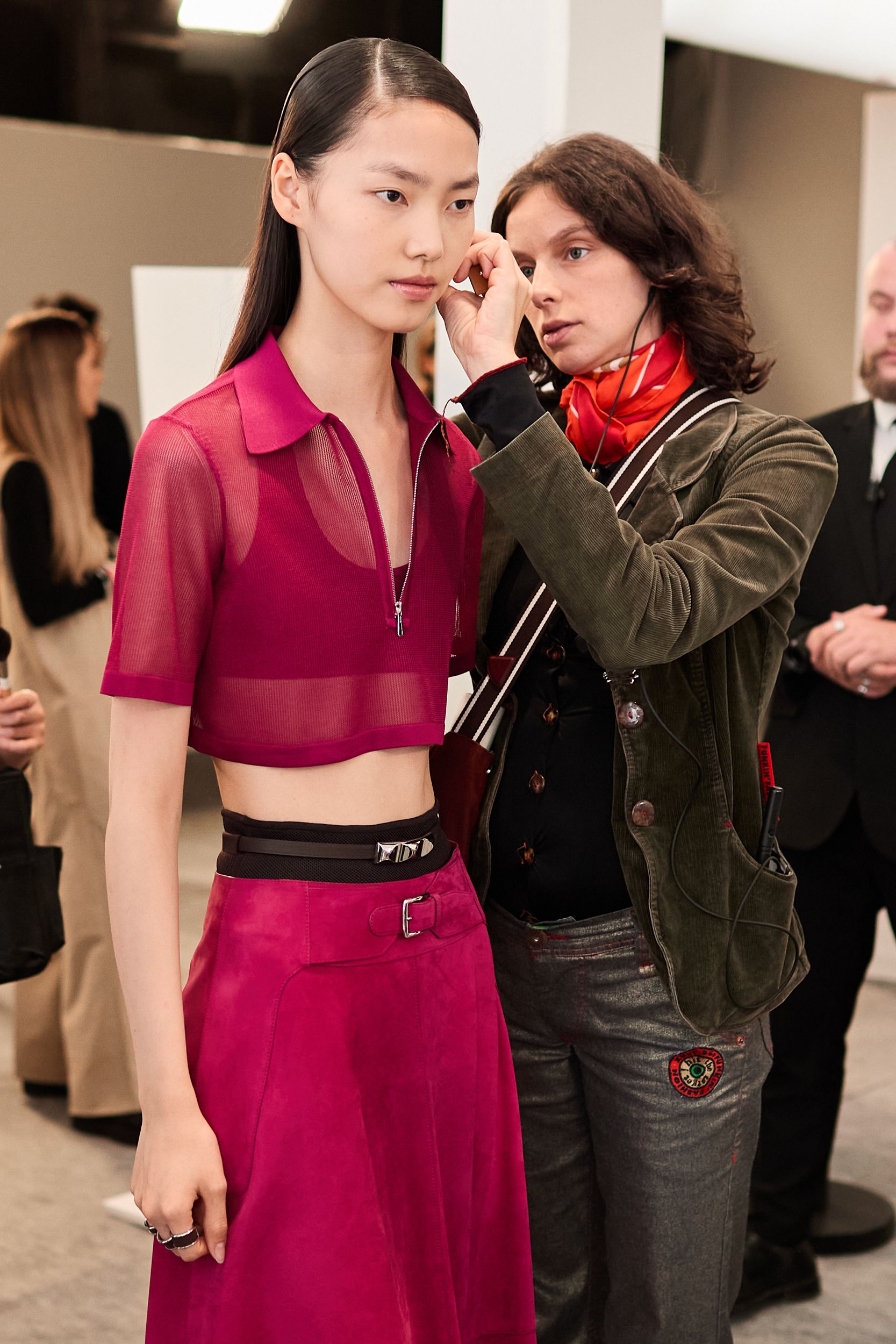 Hermes Spring 2025 Fashion Show Backstage