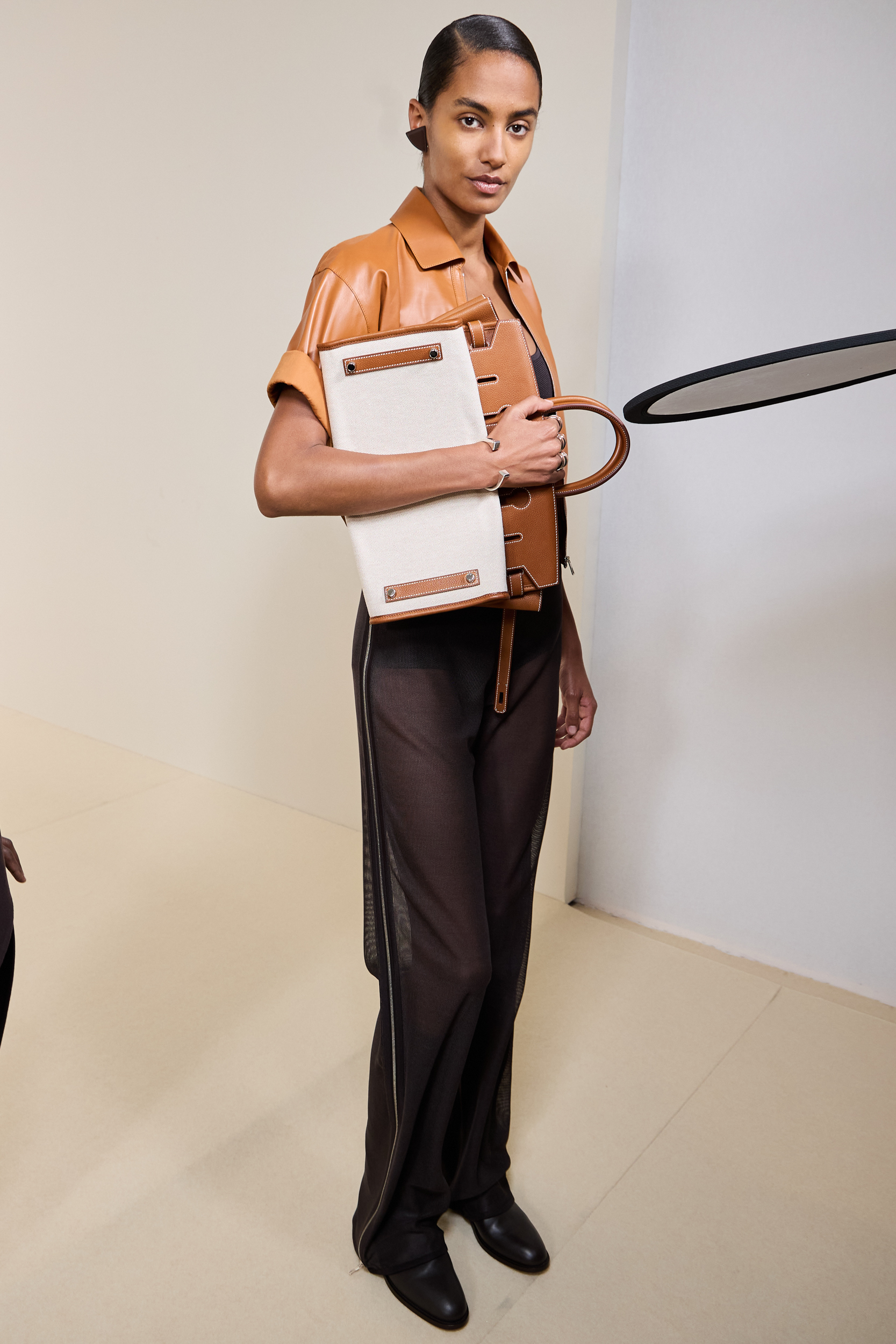 Hermes Spring 2025 Fashion Show Backstage