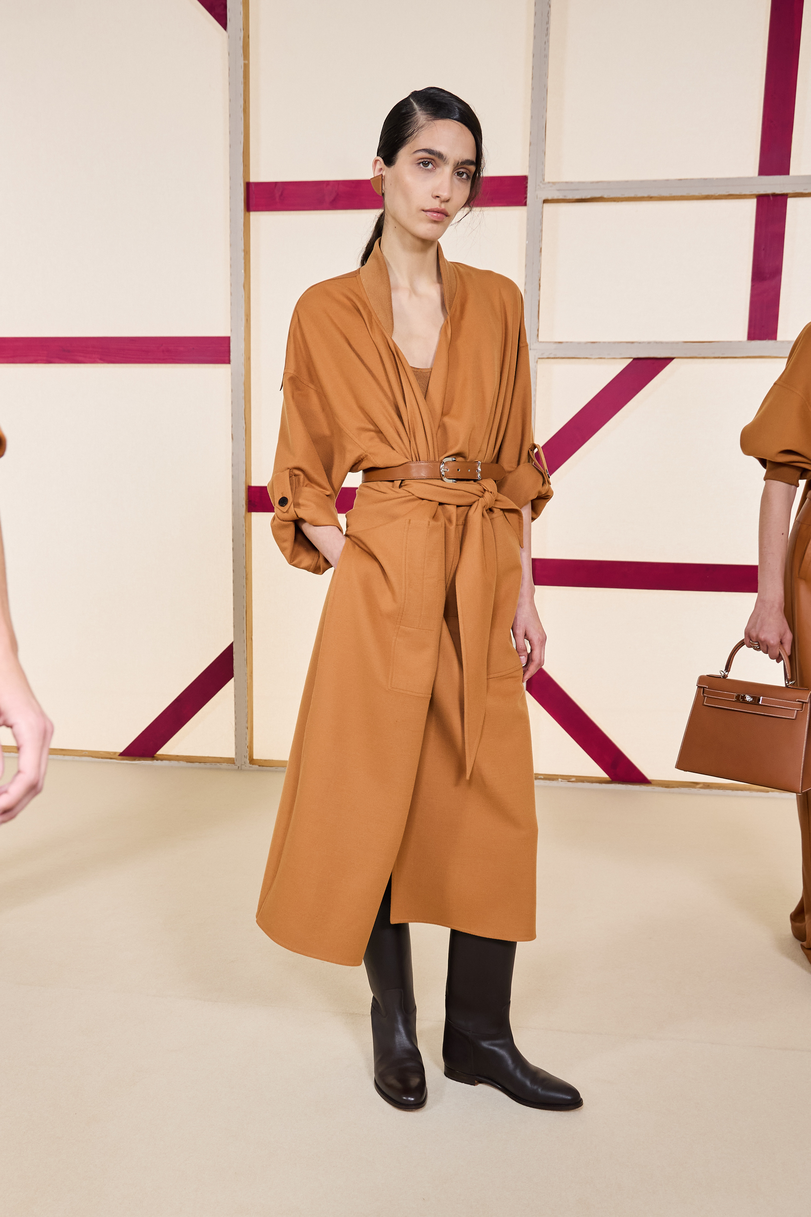 Hermes Spring 2025 Fashion Show Backstage