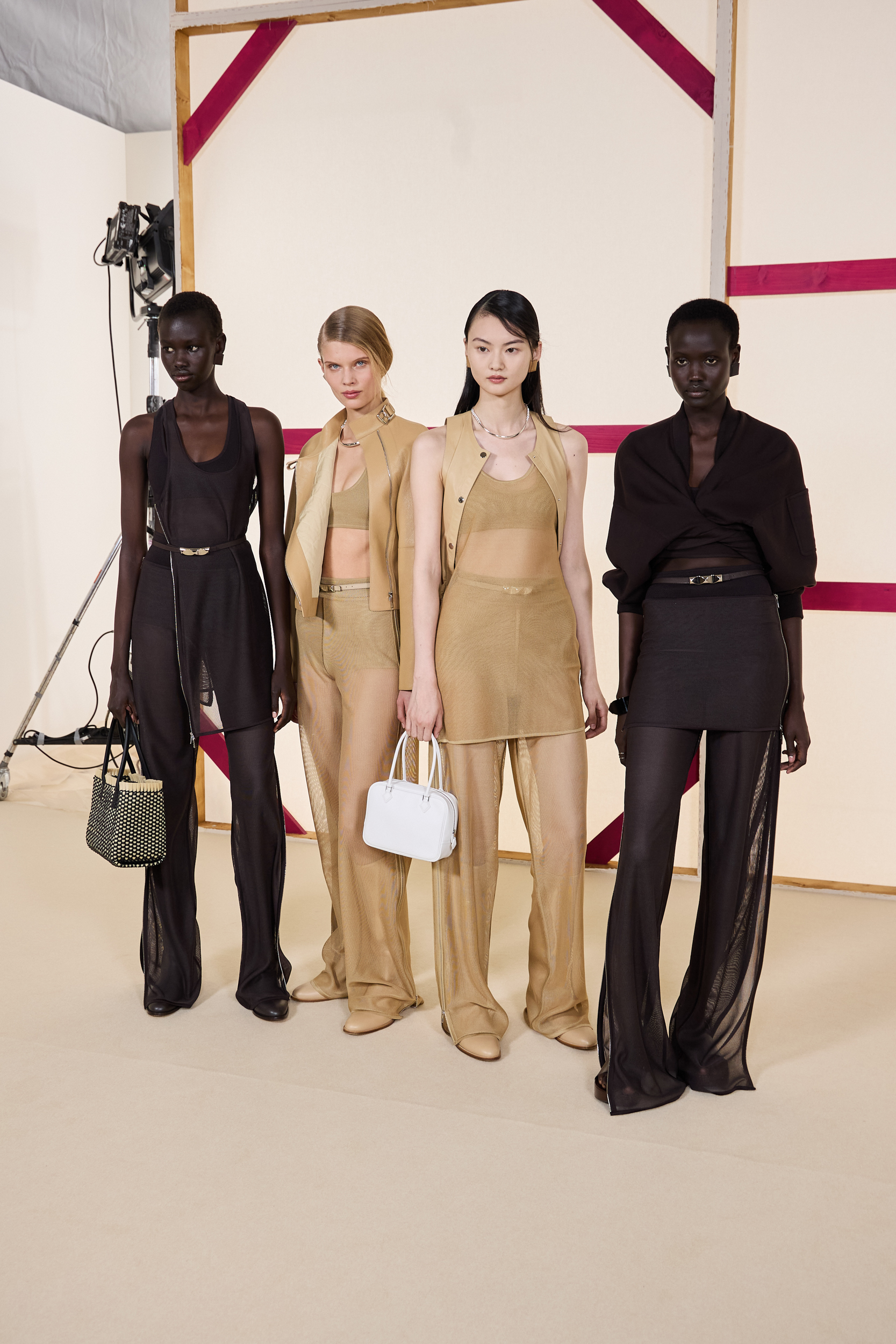 Hermes Spring 2025 Fashion Show Backstage