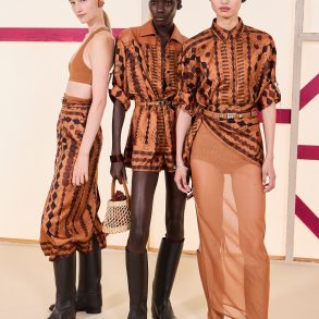 Hermes Spring 2025 Fashion Show Backstage