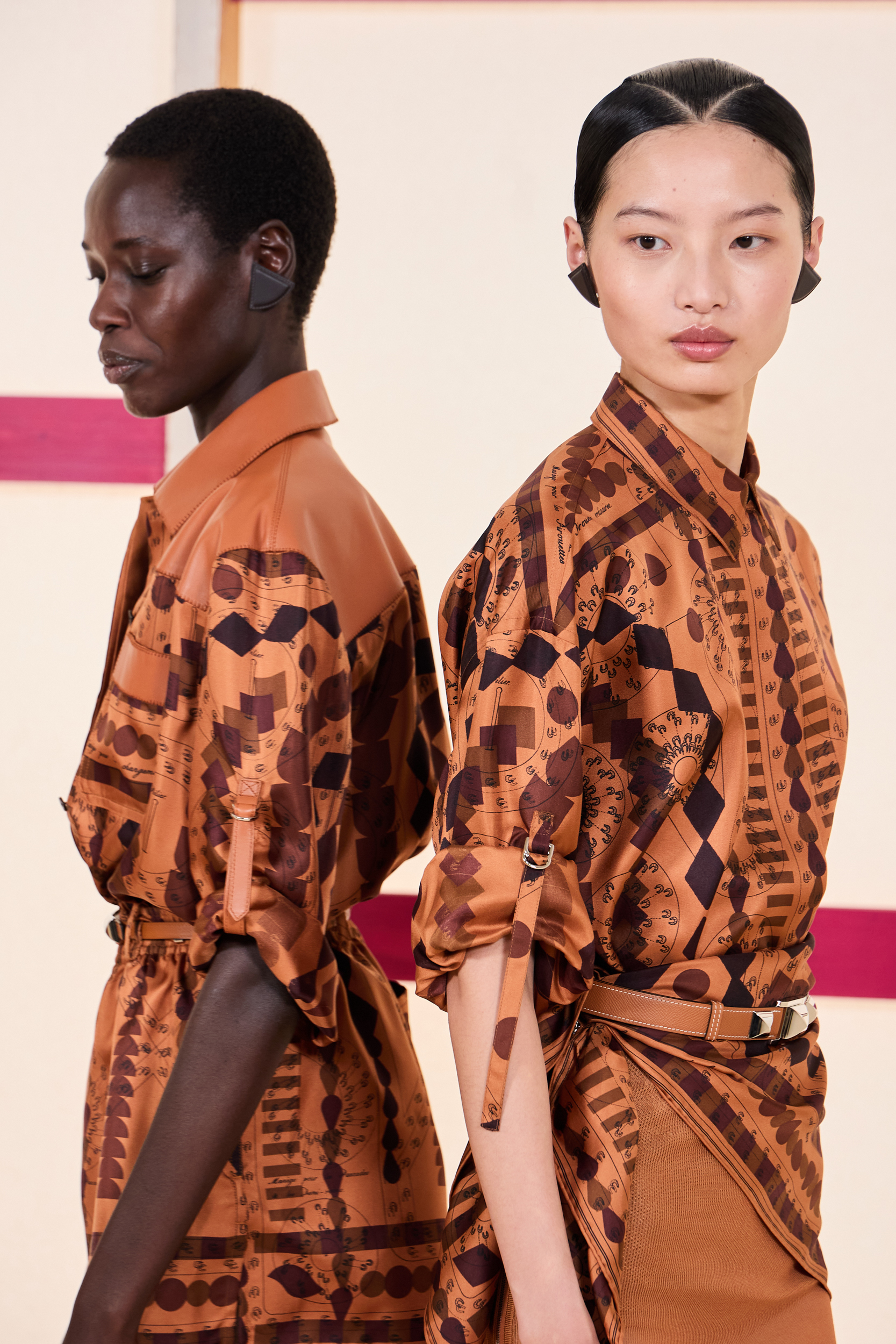 Hermes Spring 2025 Fashion Show Backstage