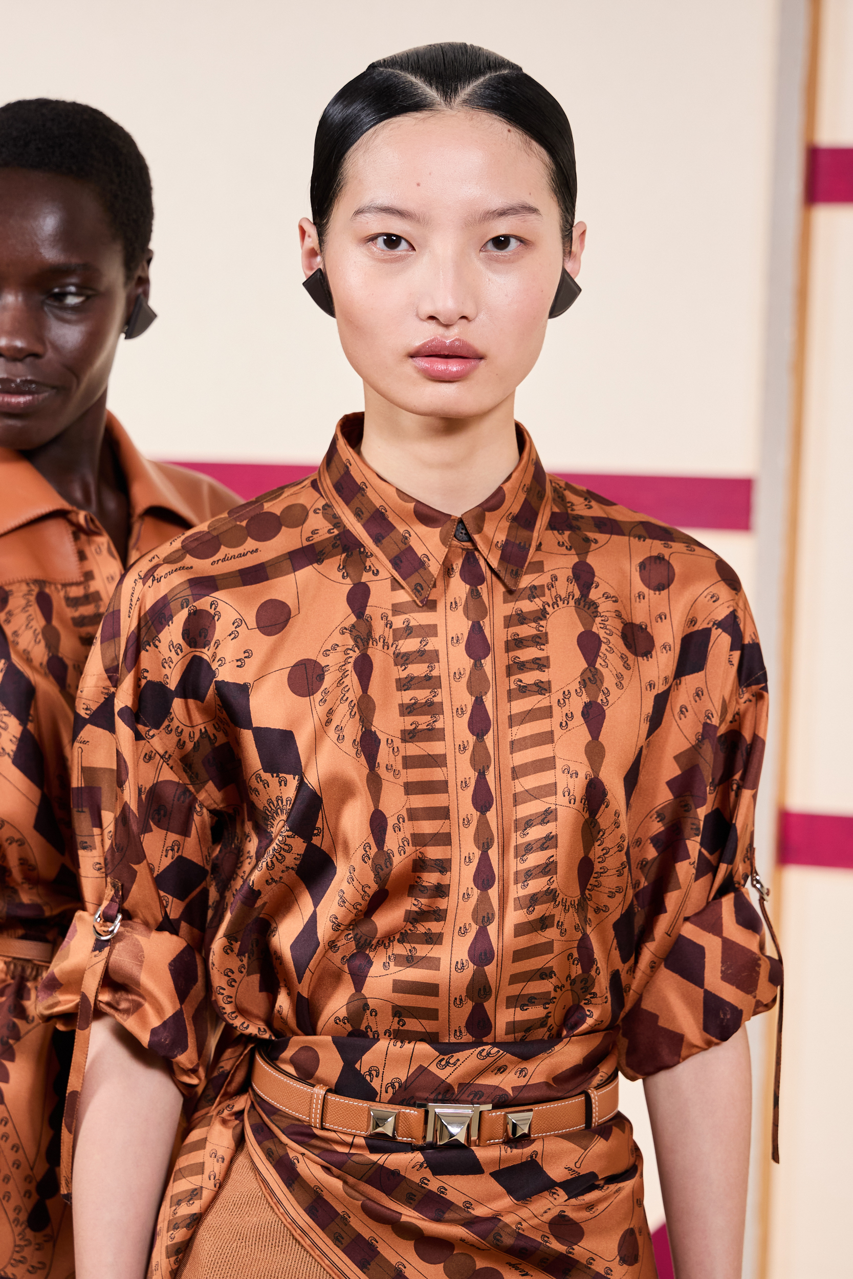 Hermes Spring 2025 Fashion Show Backstage