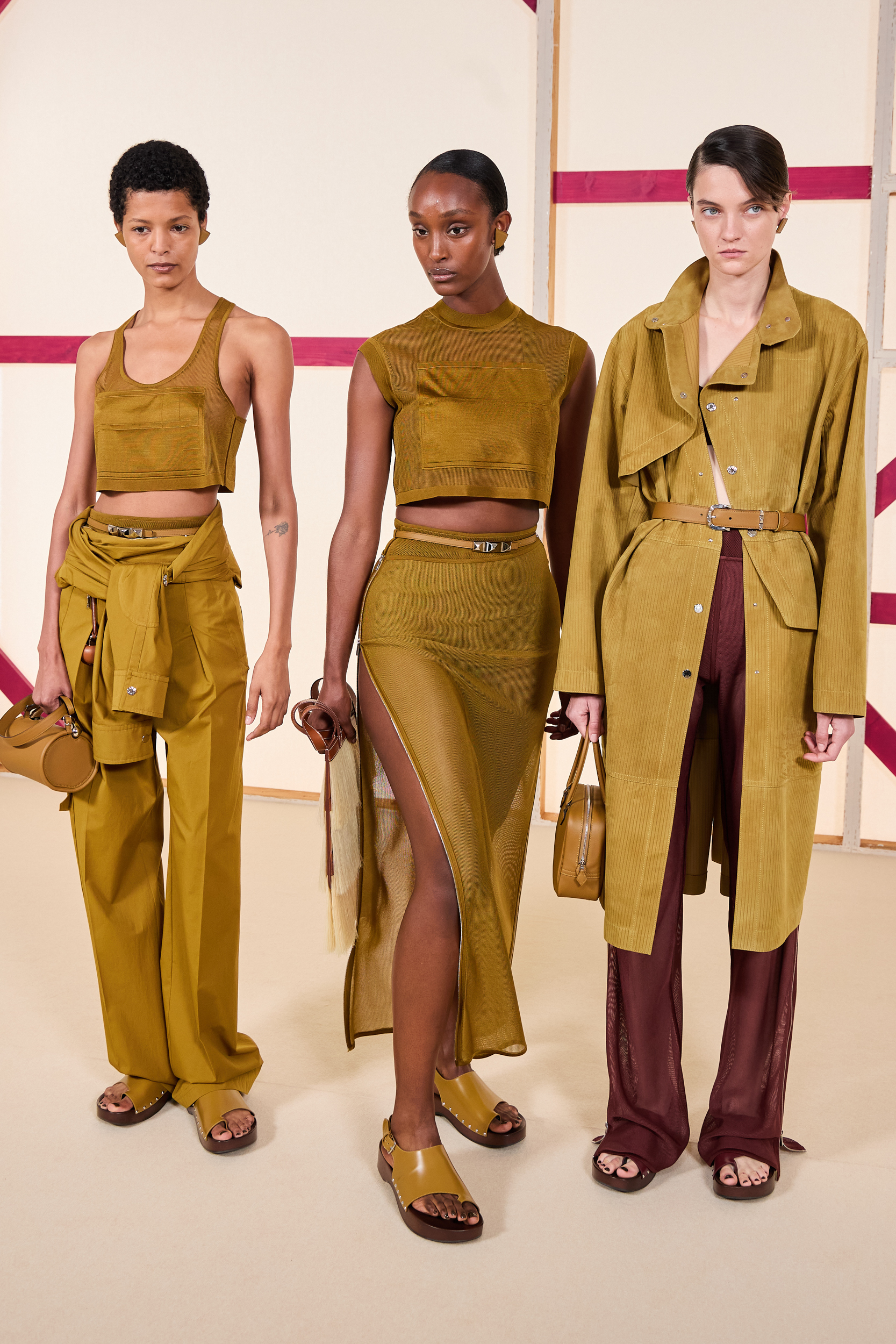 Hermes Spring 2025 Fashion Show Backstage