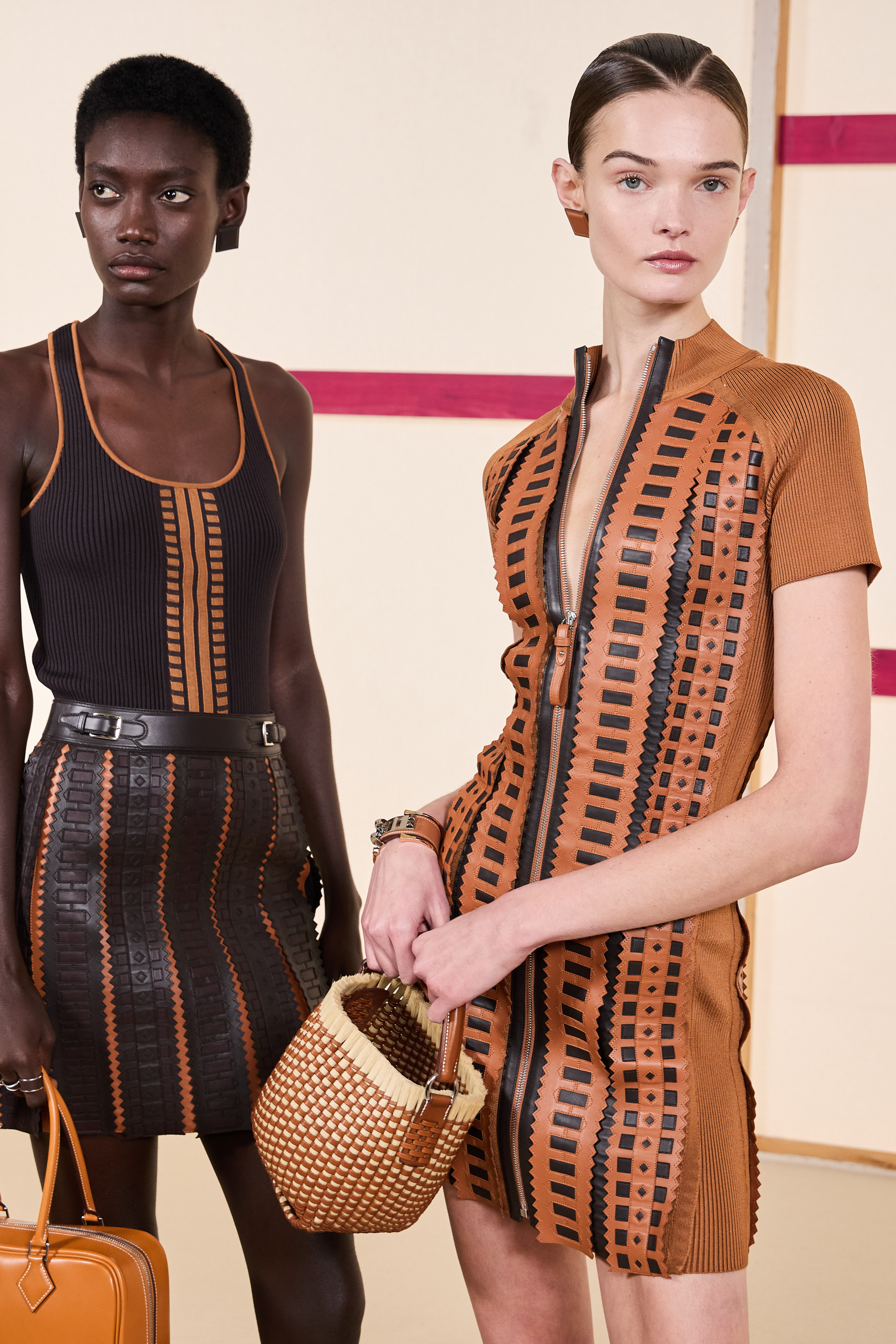 Hermes Spring 2025 Fashion Show Backstage