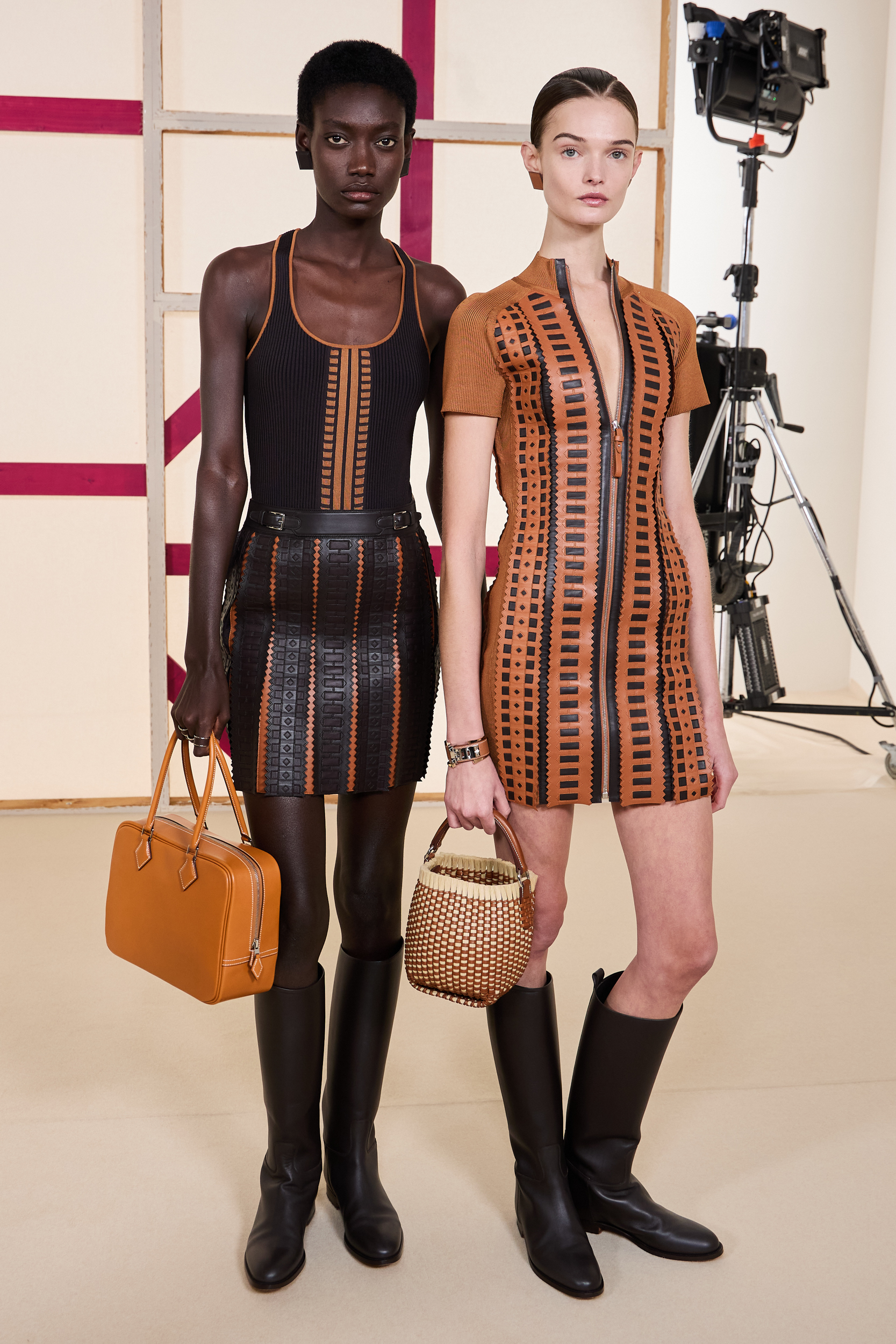 Hermes Spring 2025 Fashion Show Backstage