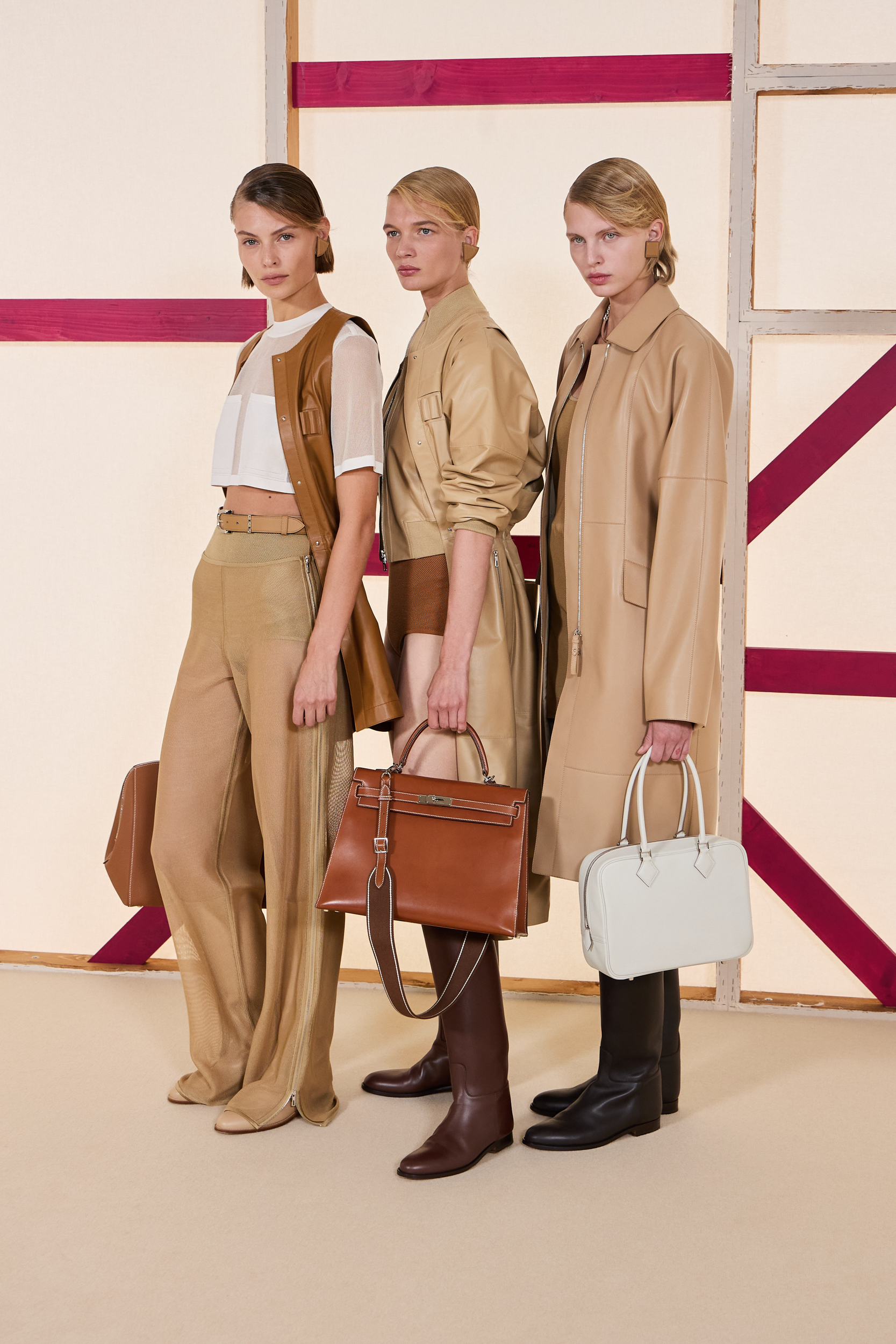 Hermes Spring 2025 Fashion Show Backstage