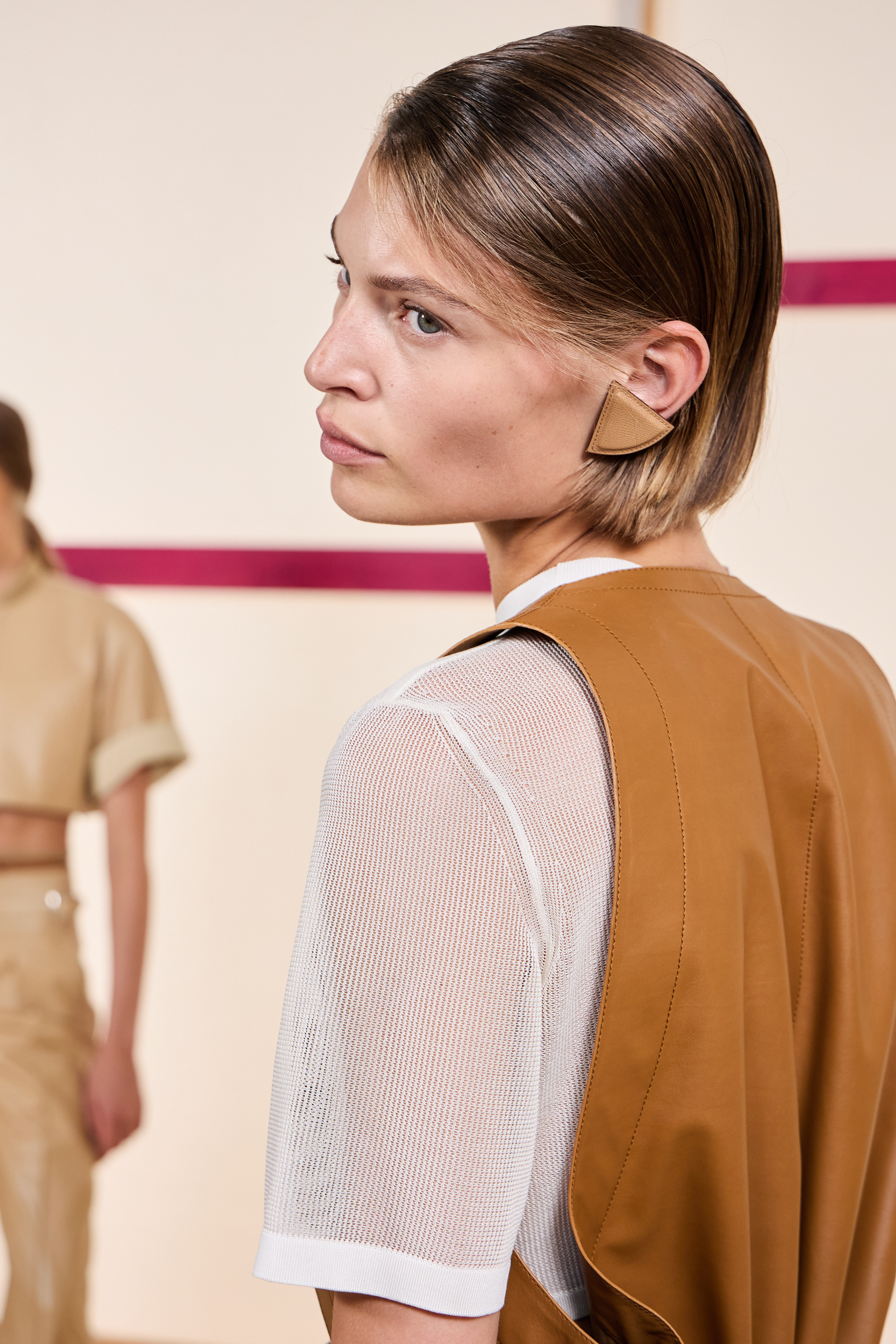 Hermes Spring 2025 Fashion Show Backstage