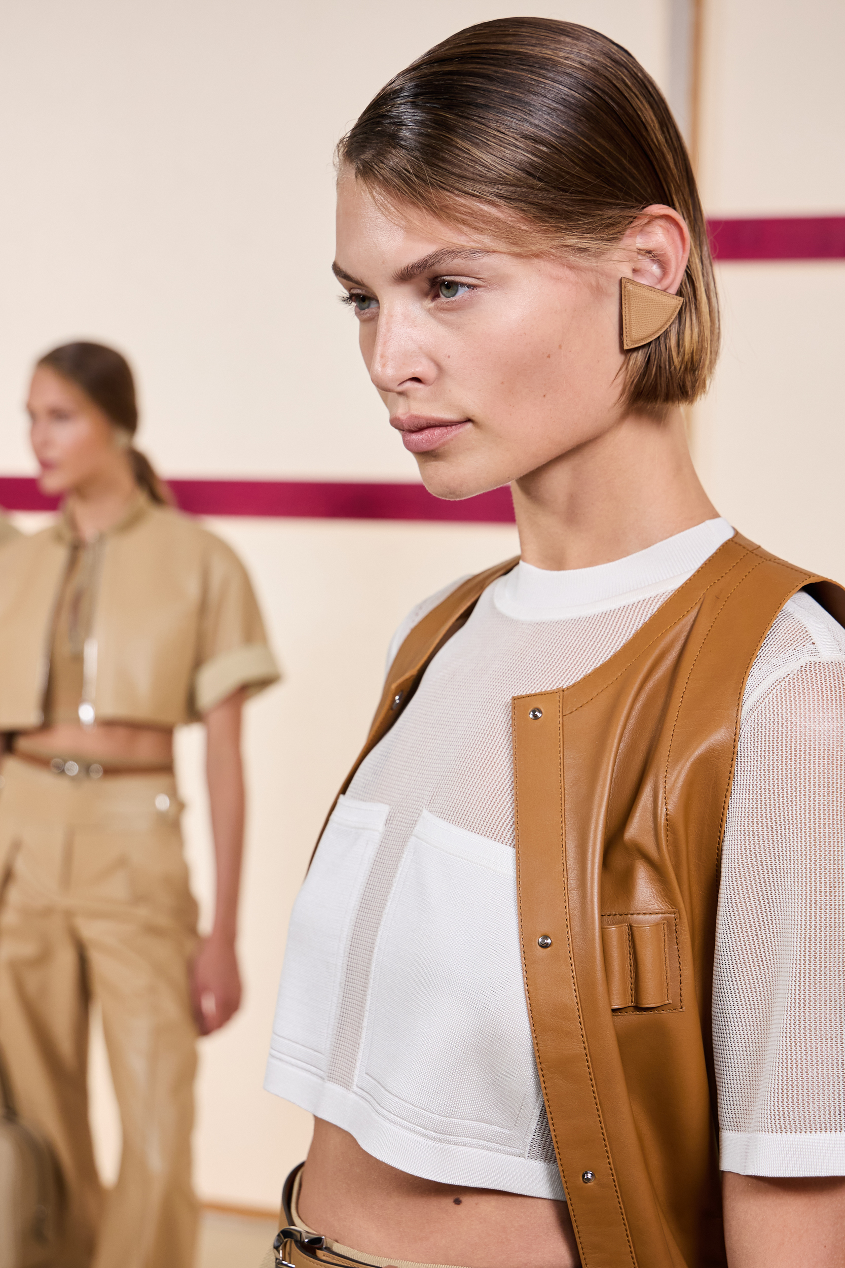 Hermes Spring 2025 Fashion Show Backstage