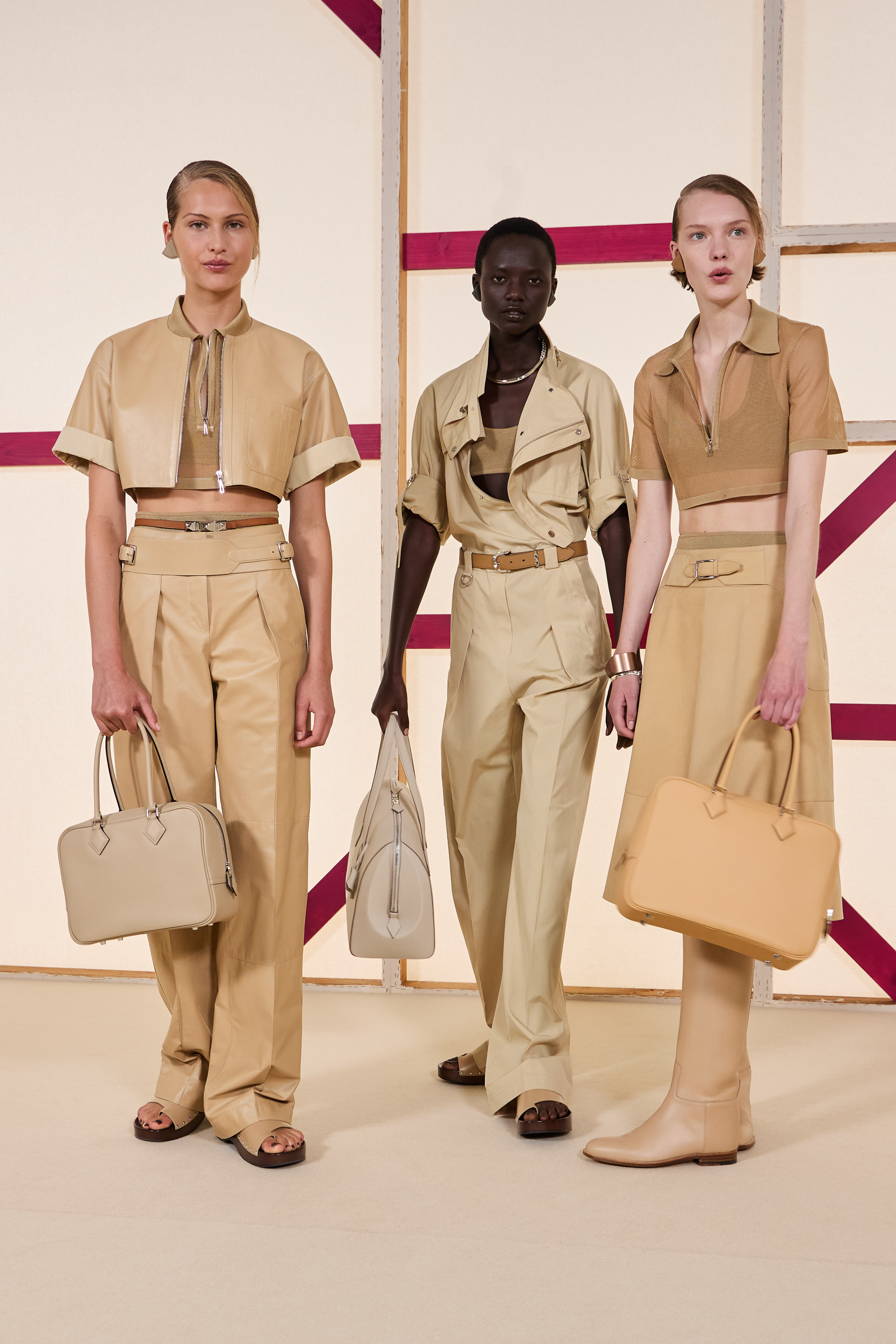 Hermes Spring 2025 Fashion Show Backstage